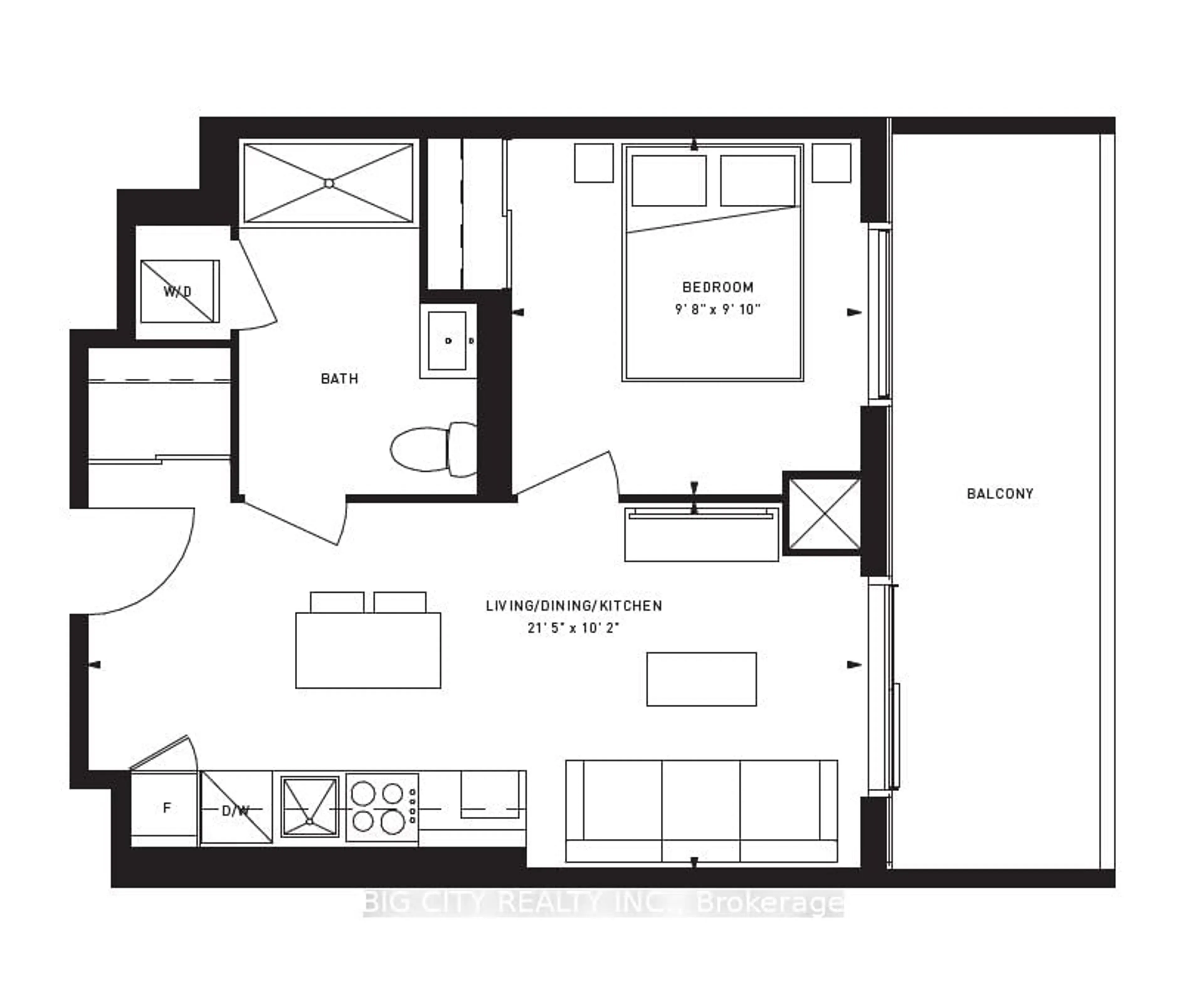 Floor plan for 7890 Jane St #5510, Vaughan Ontario L4K 0K9