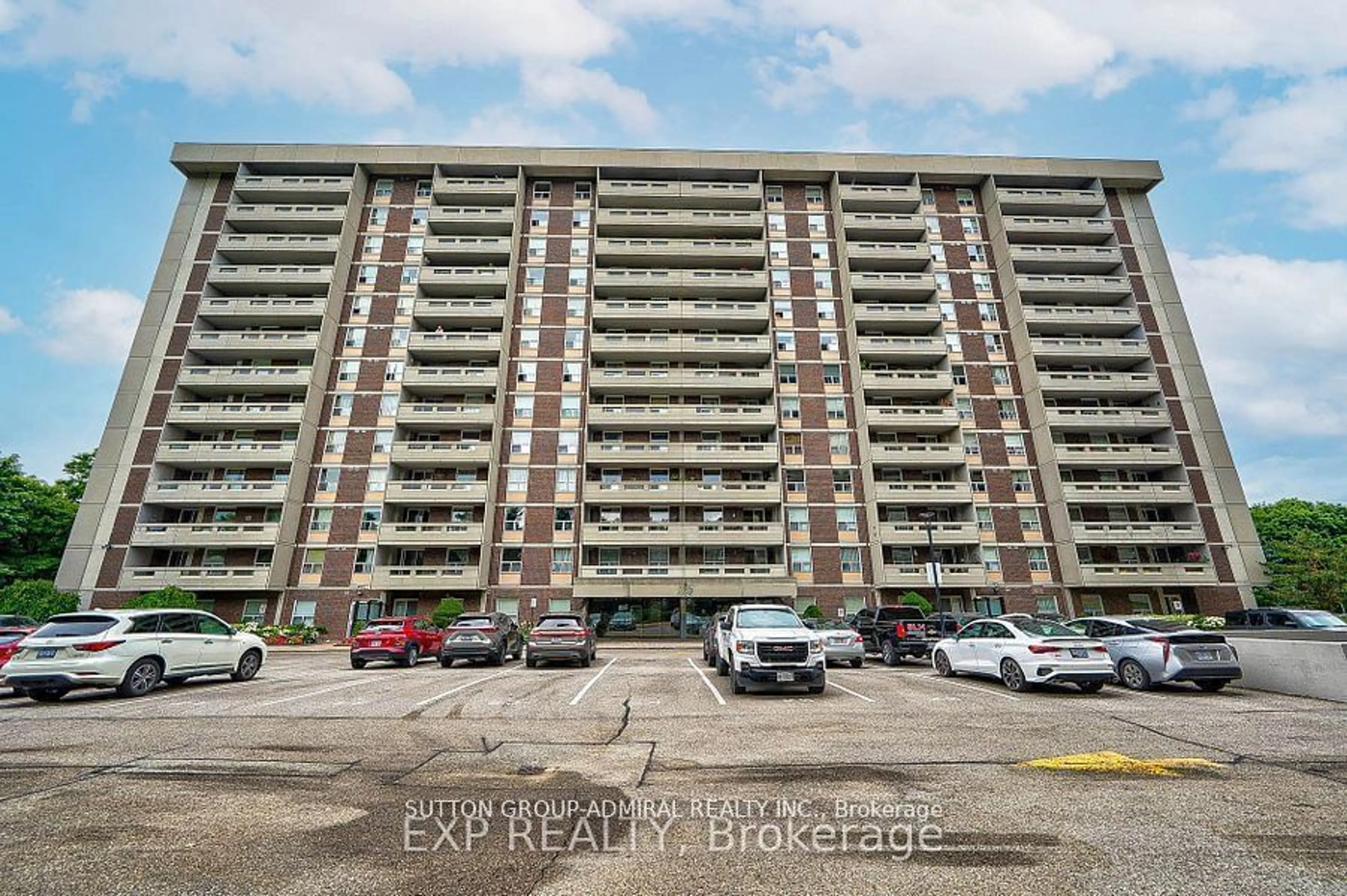 A pic from exterior of the house or condo, the front or back of building for 60 Inverlochy Blvd #703, Markham Ontario L3T 4T7