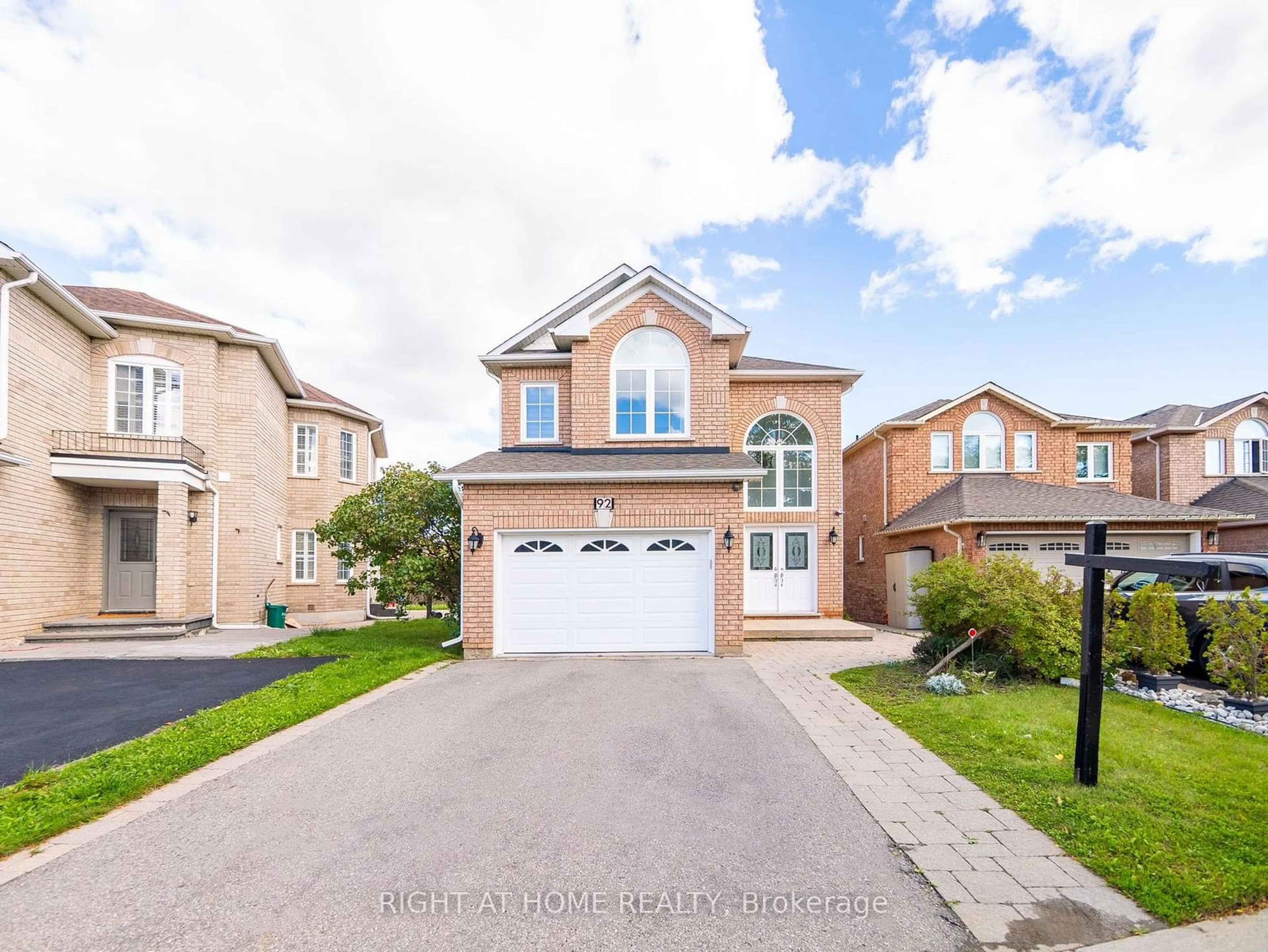 Frontside or backside of a home, the street view for 92 Solway Ave, Vaughan Ontario L6A 2X1