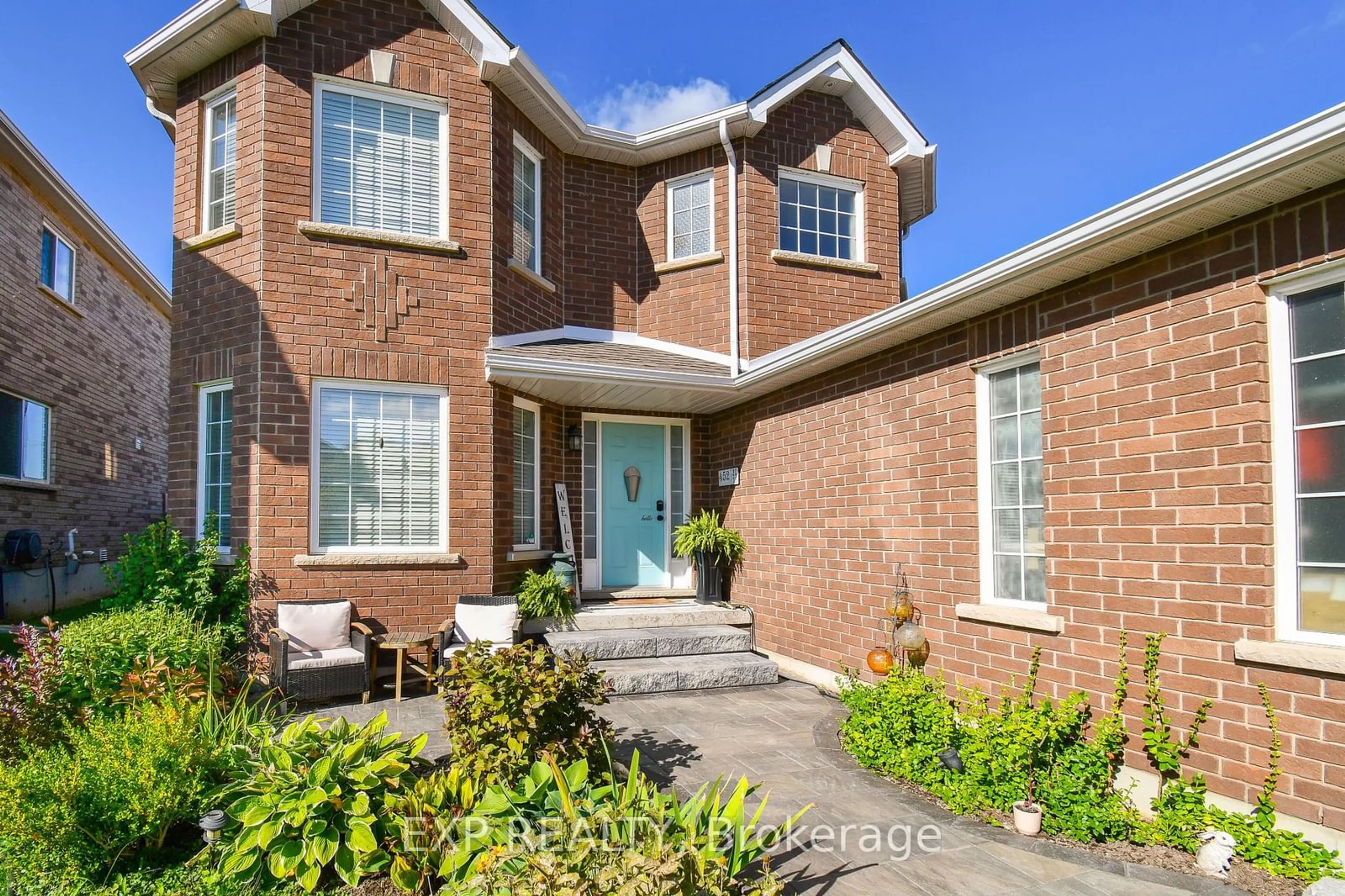 Home with brick exterior material for 452 Greenwood Dr, Essa Ontario L0M 1B6