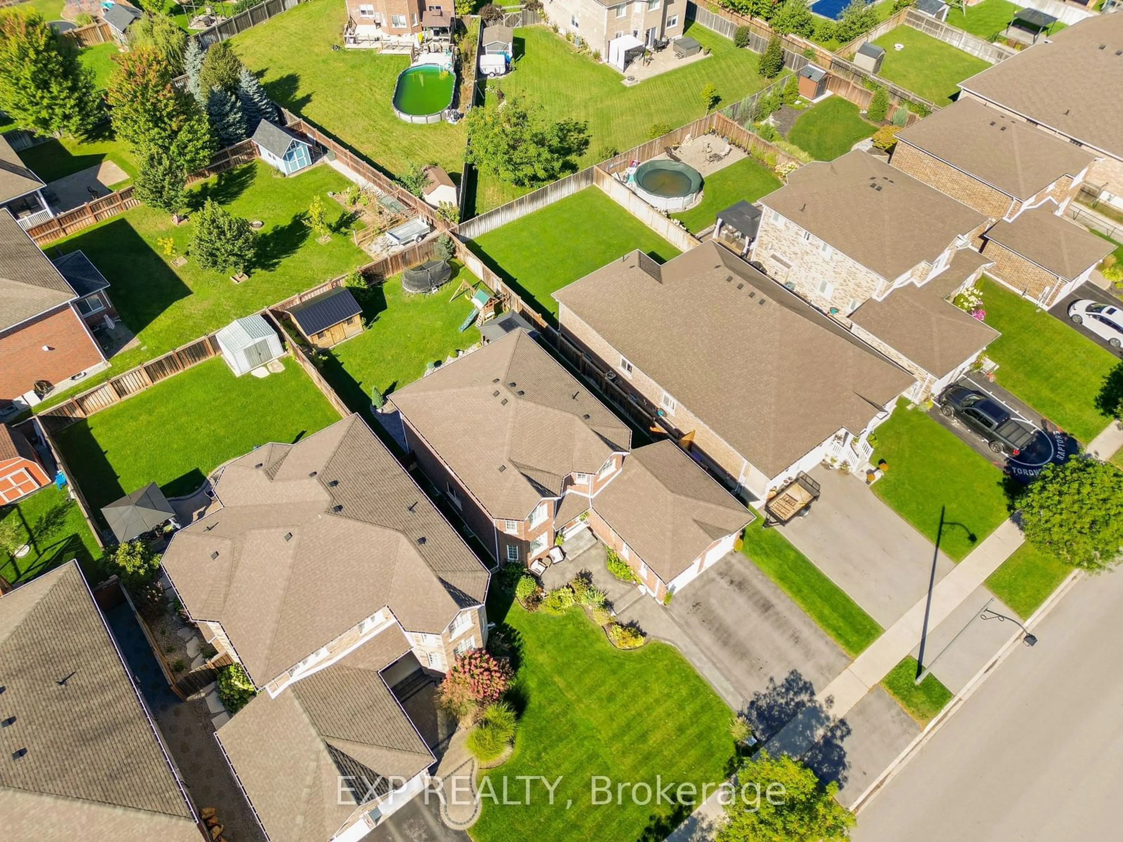 Frontside or backside of a home, the street view for 452 Greenwood Dr, Essa Ontario L0M 1B6