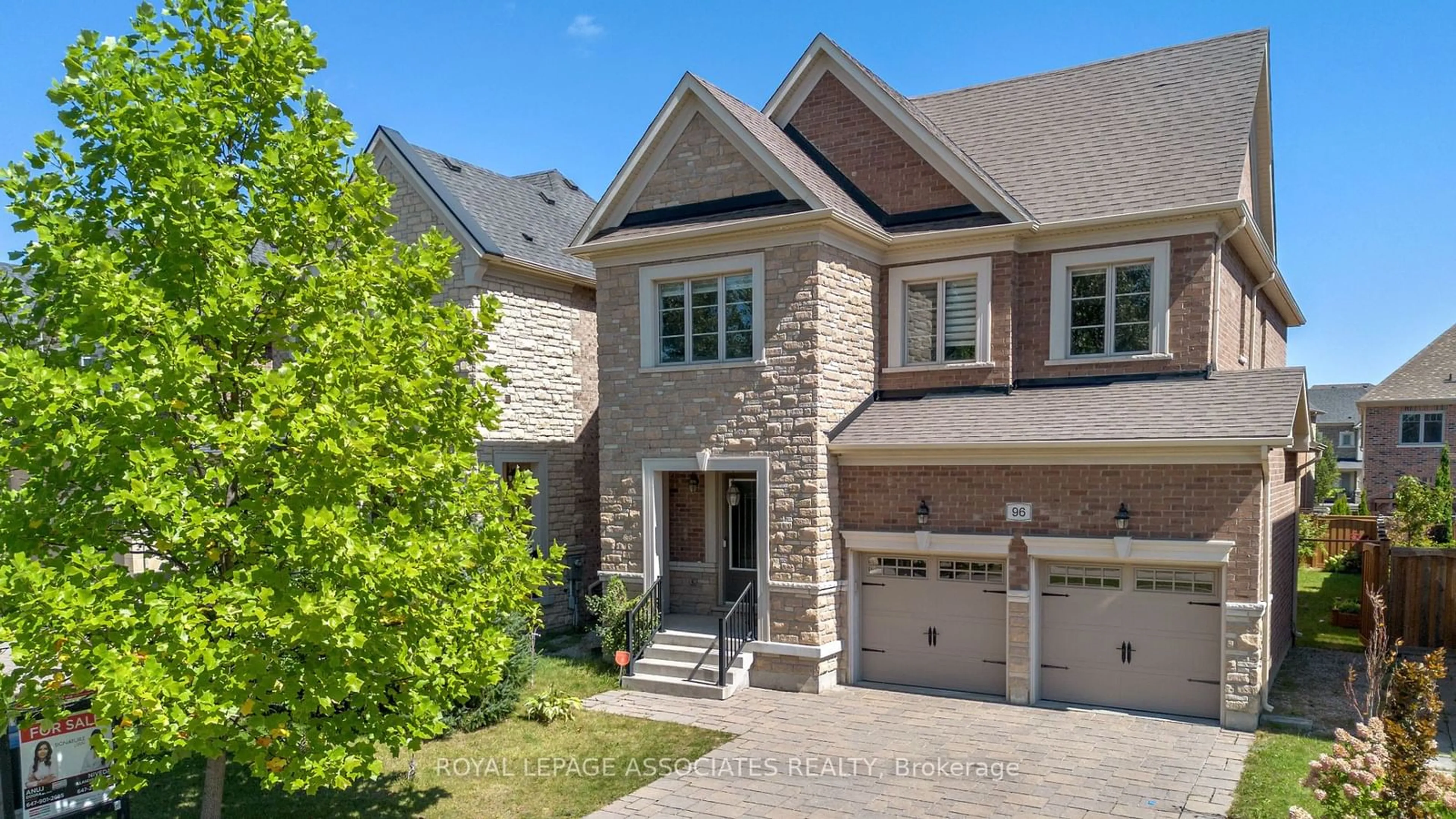 Home with brick exterior material for 96 Torrey Pines Rd, Vaughan Ontario L4H 3N5