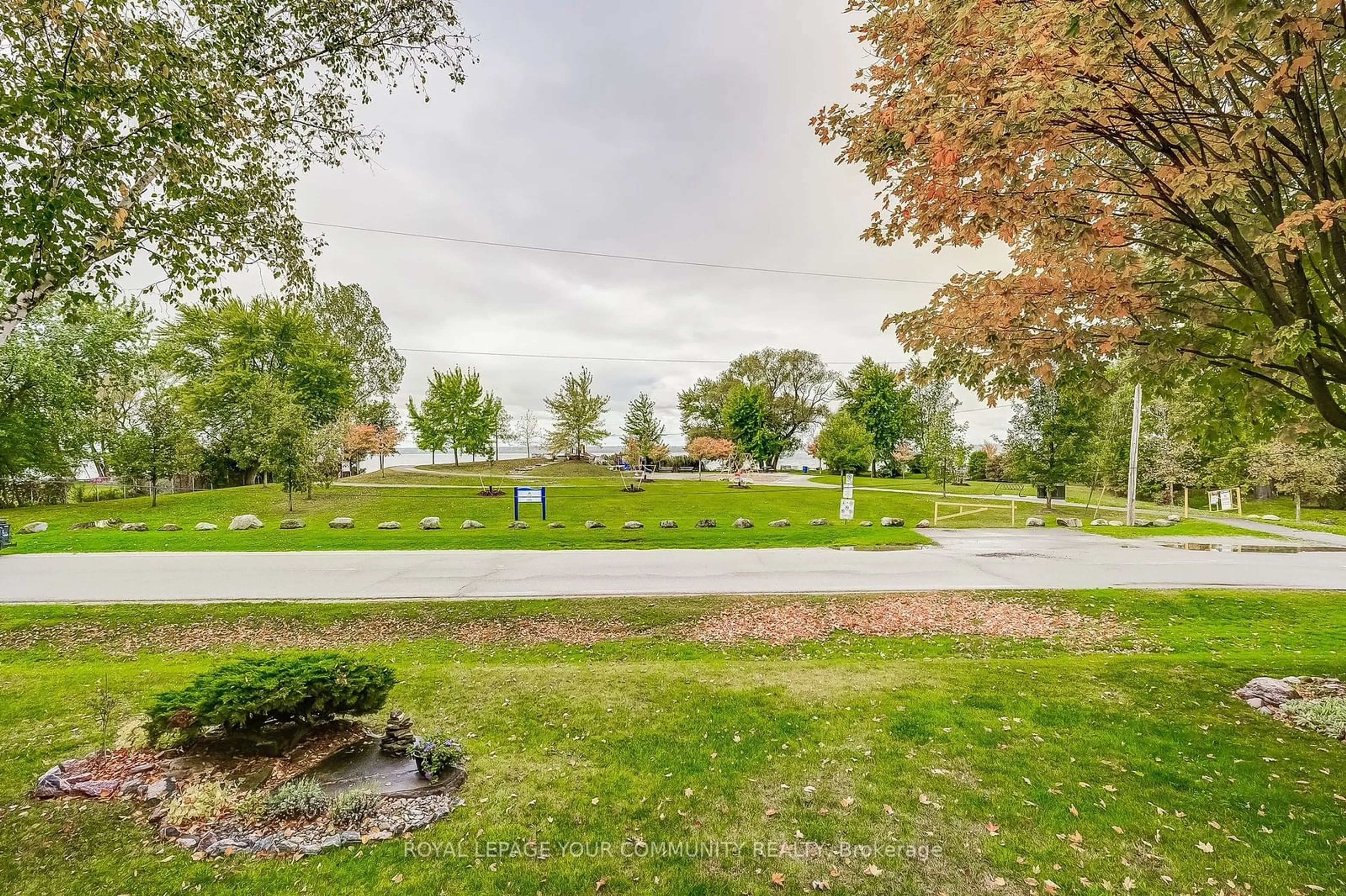 Patio, the fenced backyard for 207 Ways Bay Dr, Georgina Ontario L4P 2M6