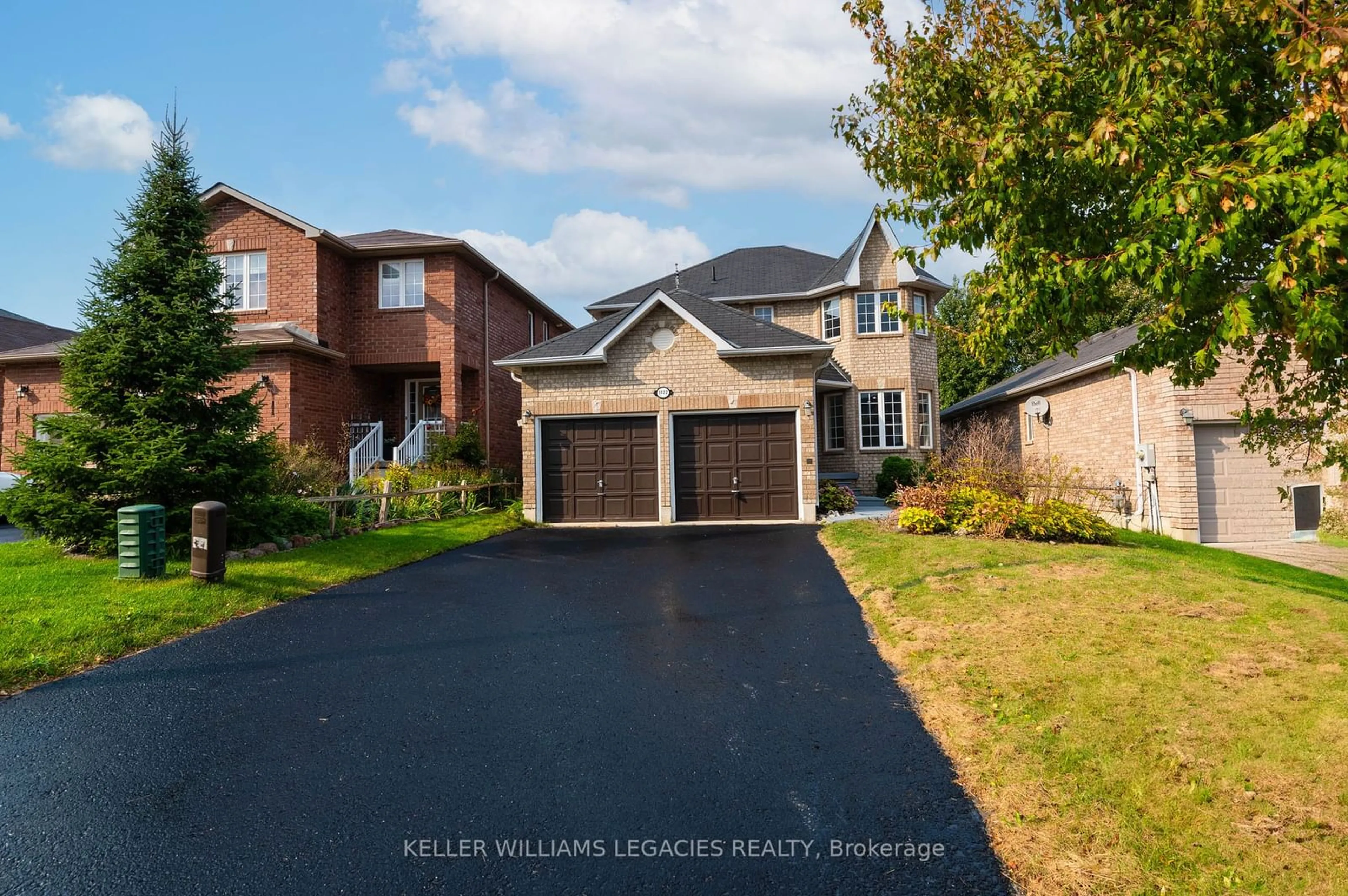 Frontside or backside of a home, the street view for 1422 Benson St, Innisfil Ontario L9S 0C8