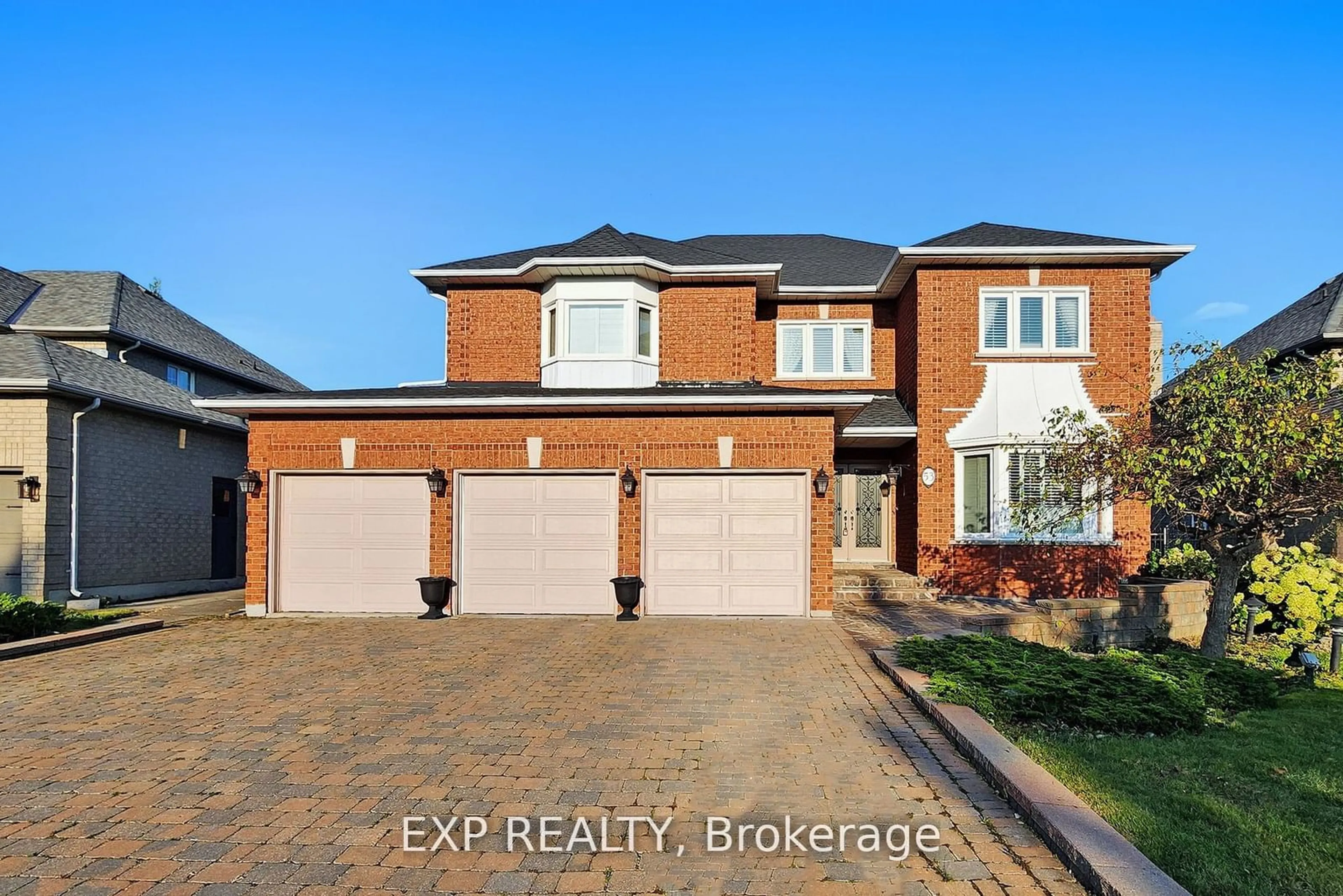 Home with brick exterior material for 53 Alpha Crt, Vaughan Ontario L4L 8Y2