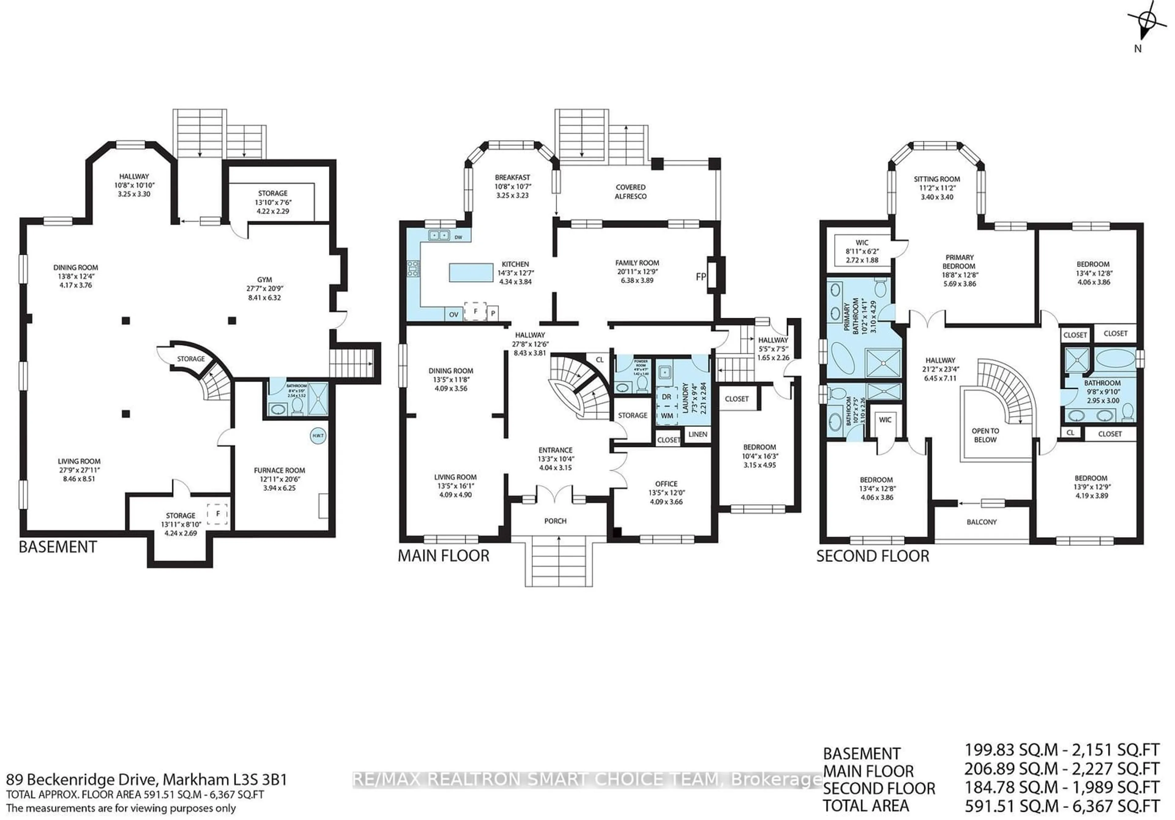 Floor plan for 89 Beckenridge Dr, Markham Ontario L3S 3B1