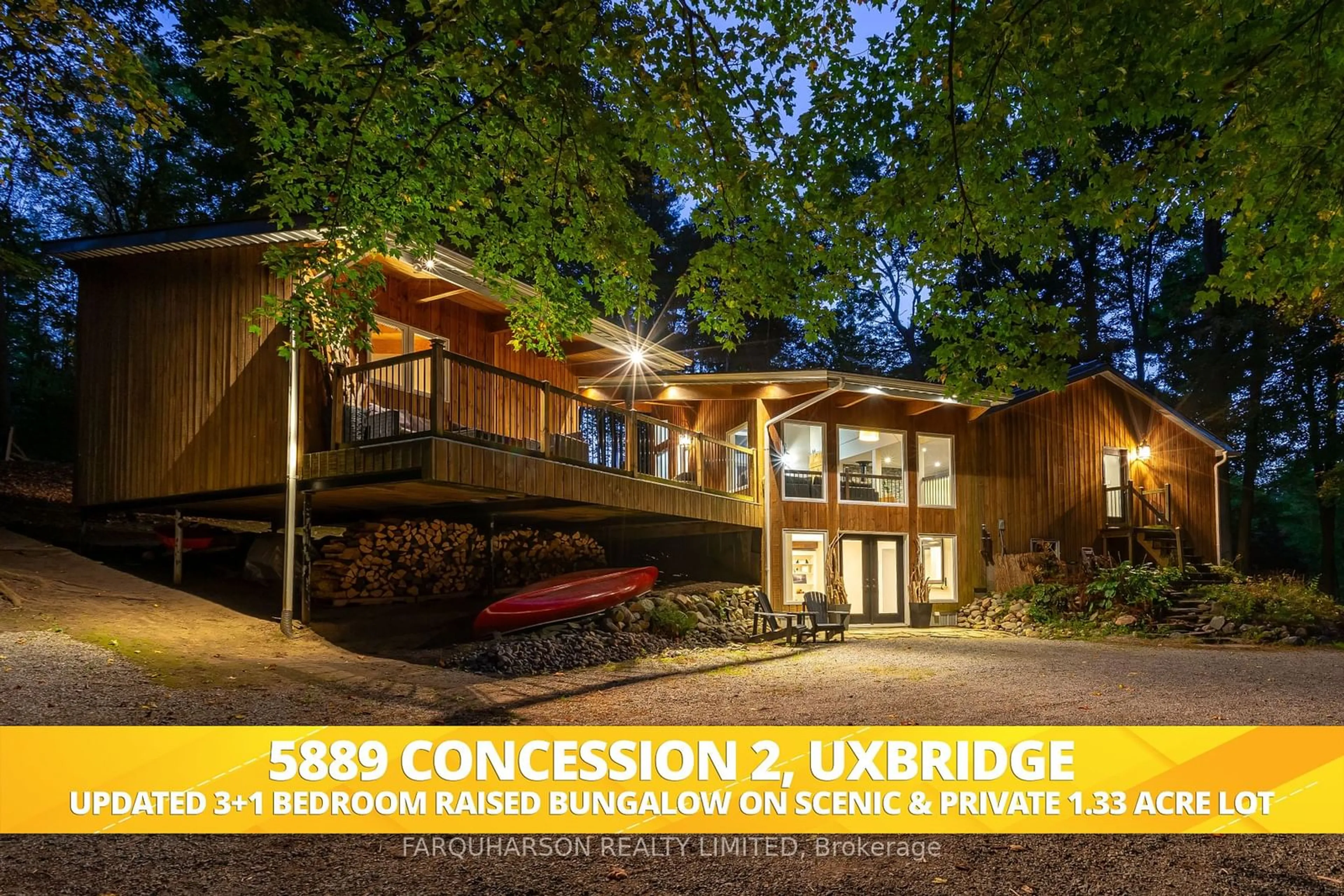 A pic from exterior of the house or condo, cottage for 5889 Concession 2 Rd, Uxbridge Ontario L9P 0H5