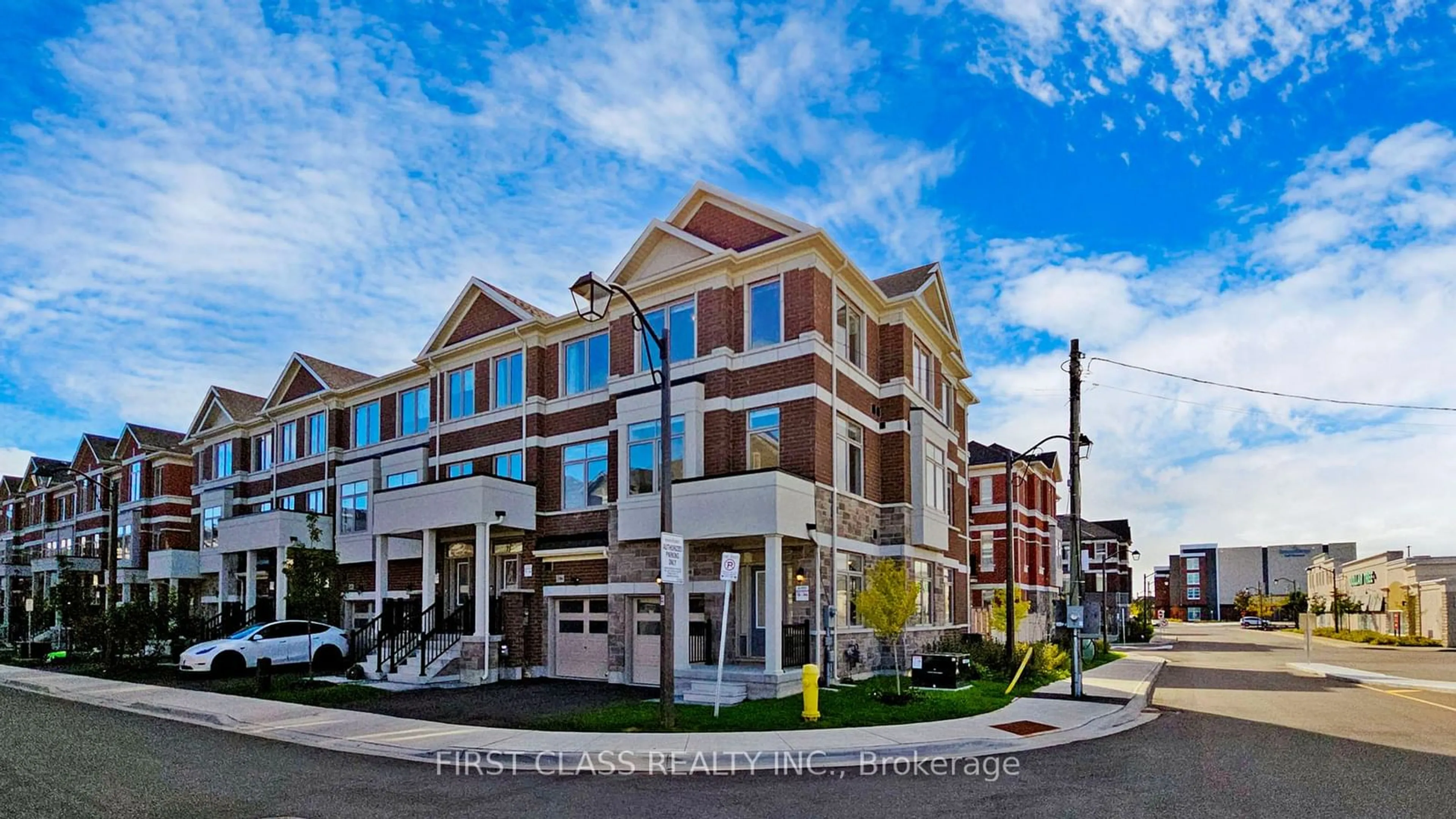 A pic from exterior of the house or condo, the street view for 108 Carneros Way, Markham Ontario L6B 1R2