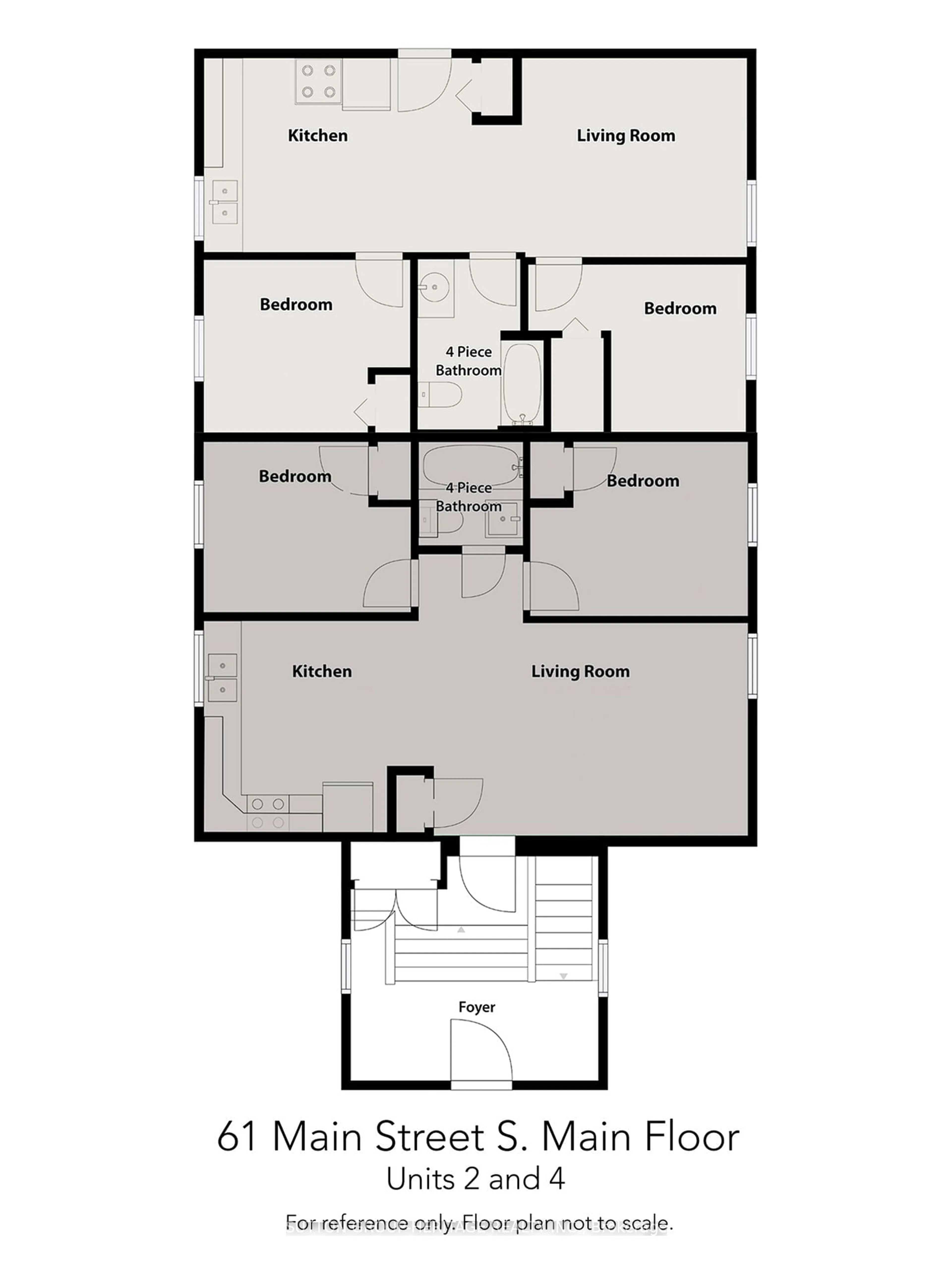 Floor plan for 61 Main St, Uxbridge Ontario L9P 1J4