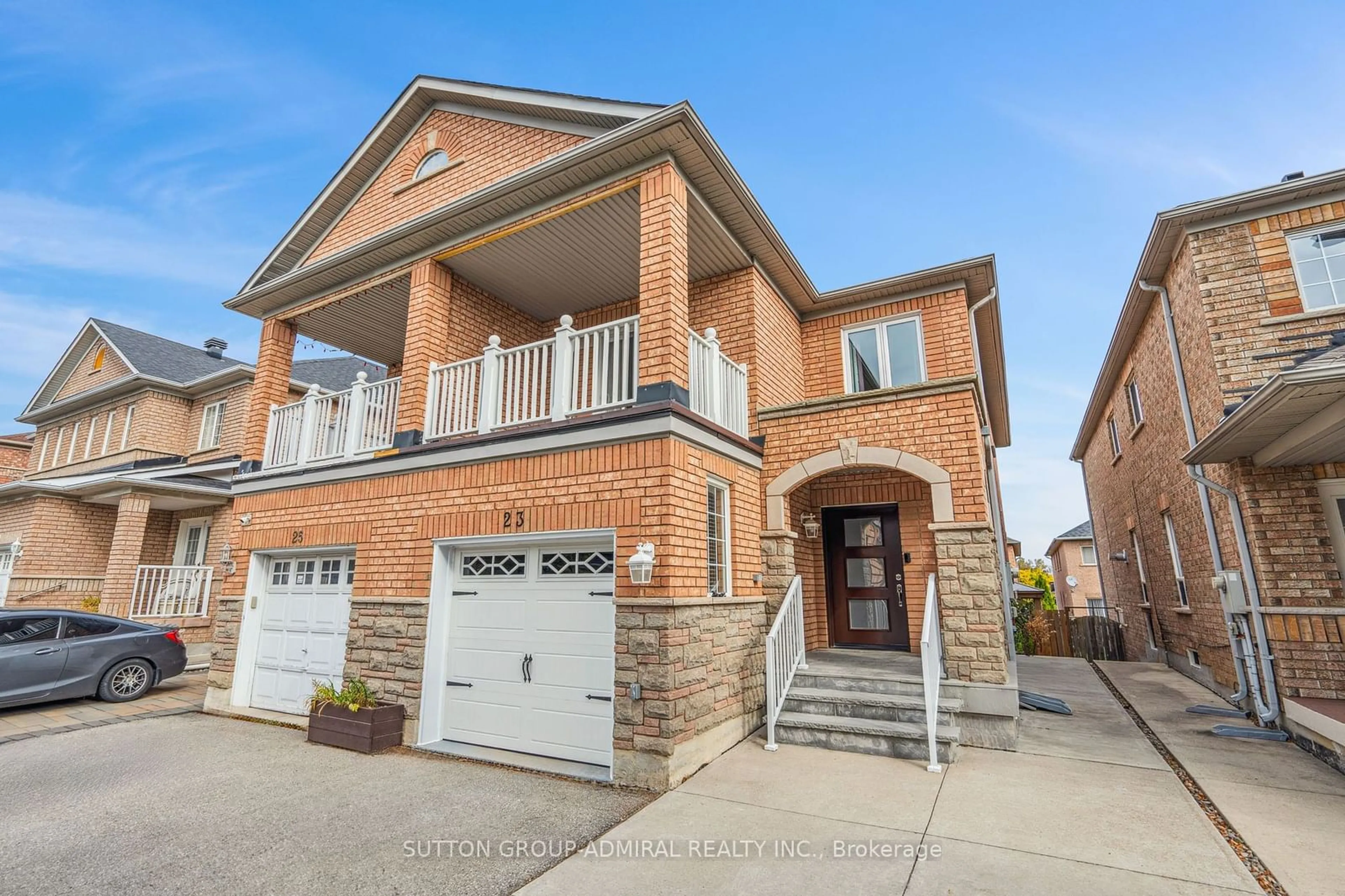 A pic from exterior of the house or condo, the street view for 23 Casabel Dr, Vaughan Ontario L6A 3M5