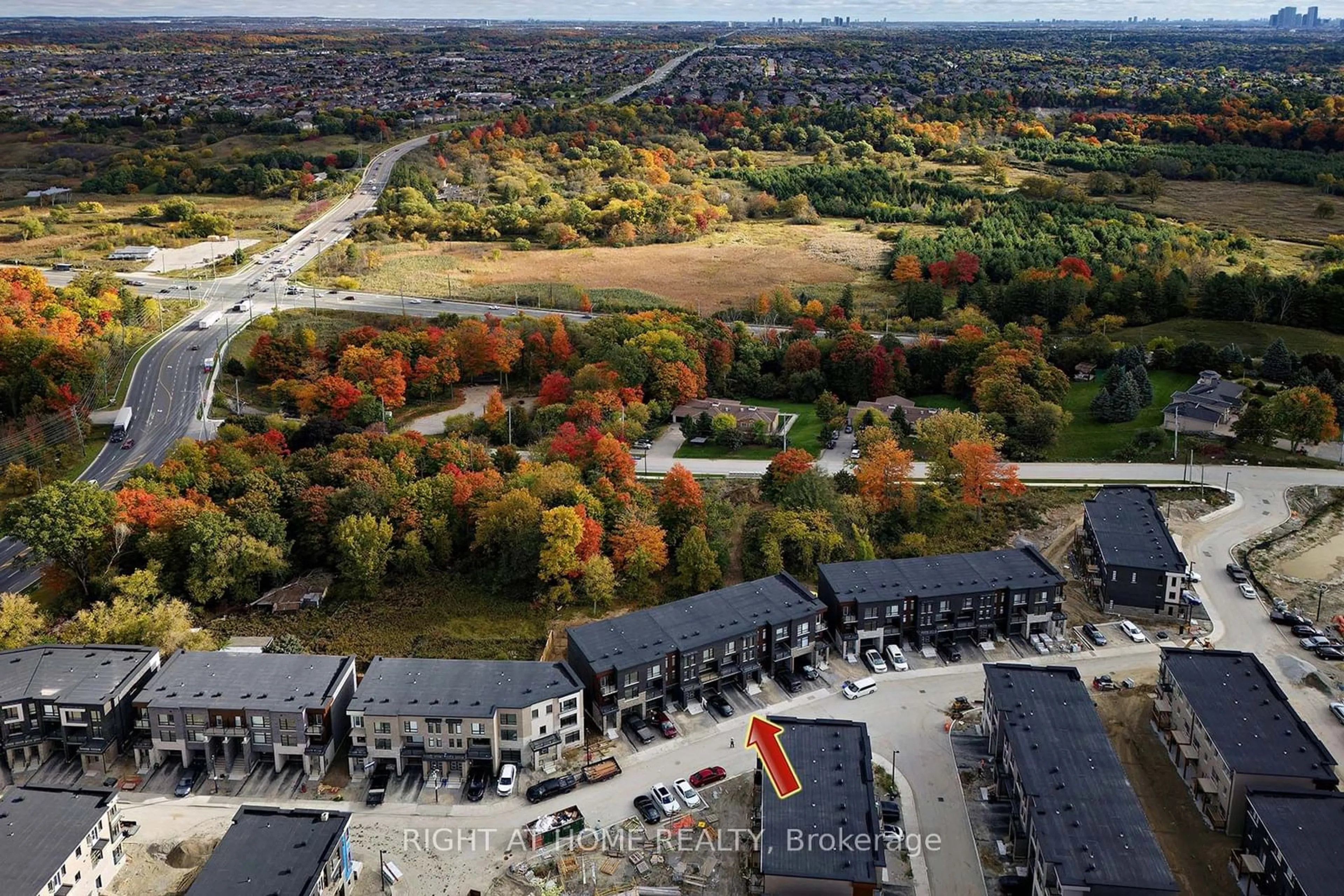 A pic from exterior of the house or condo, the street view for 45 Paradox St, Vaughan Ontario L4H 5H1