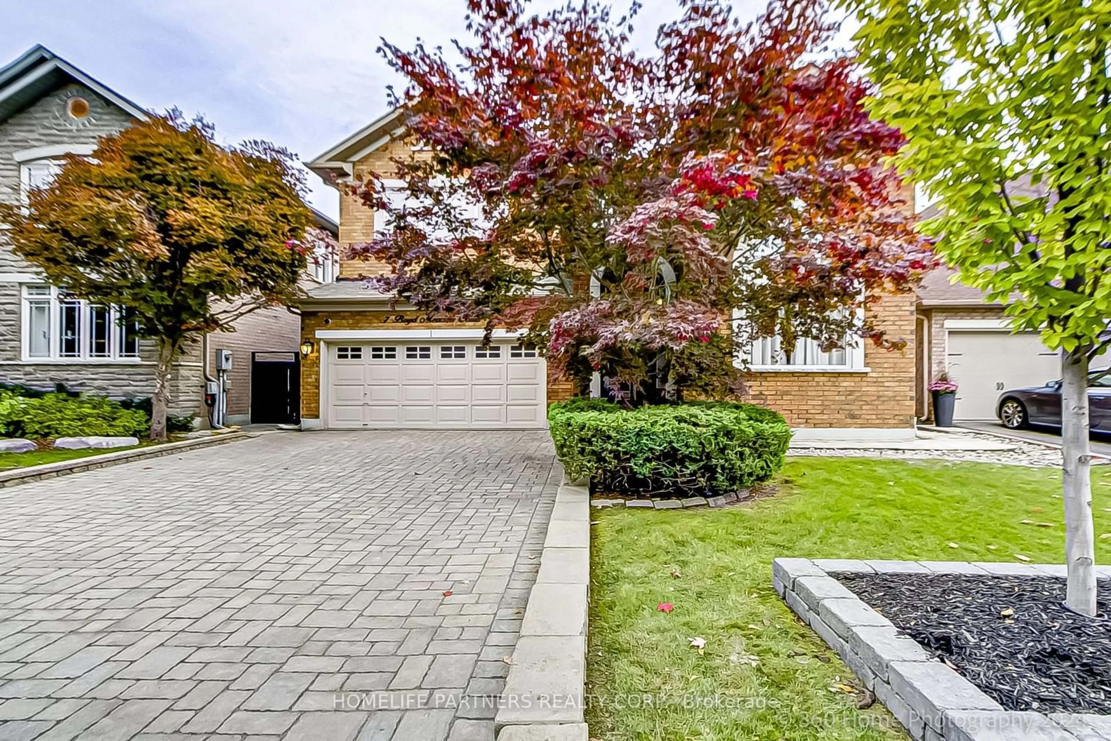 Home with brick exterior material for 7 Boyd Meadow Crt, Vaughan Ontario L4L 9J1