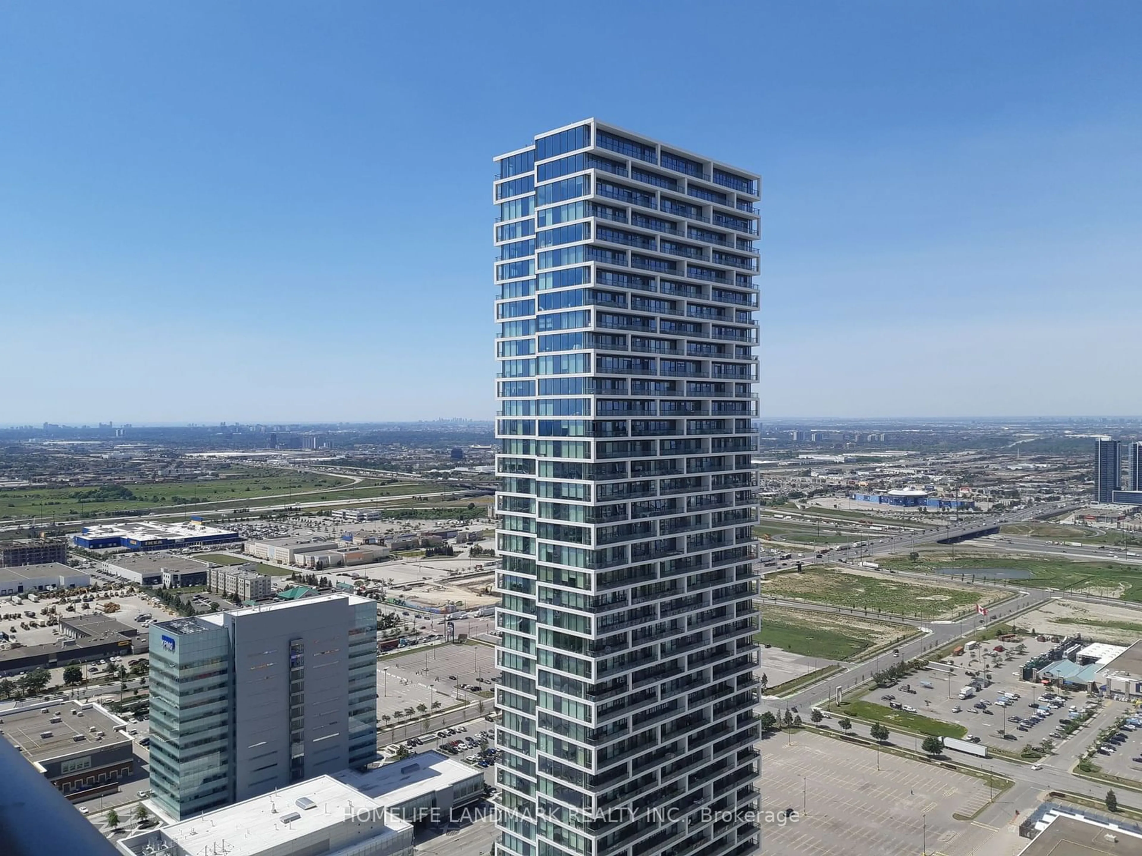 A pic from exterior of the house or condo, the view of city buildings for 950 Portage Pkwy #5011, Vaughan Ontario L4K 0J7