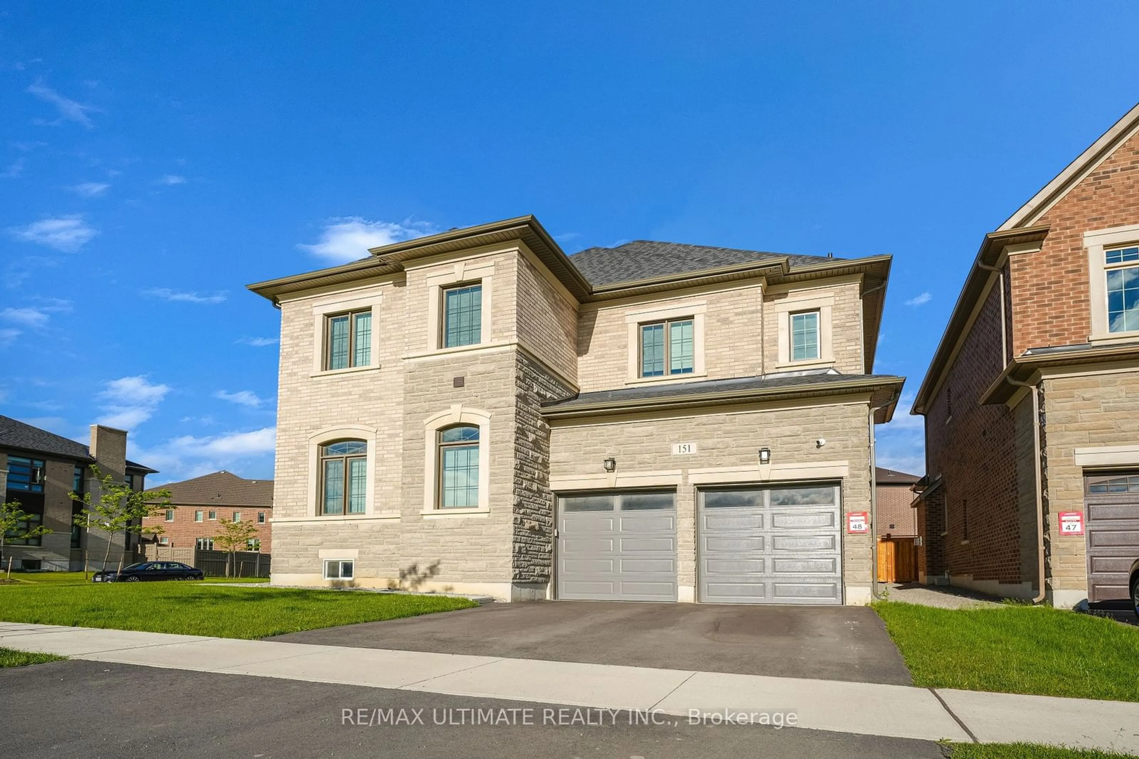 Frontside or backside of a home, the street view for 151 Ballantyne Blvd, Vaughan Ontario L3L 0E6