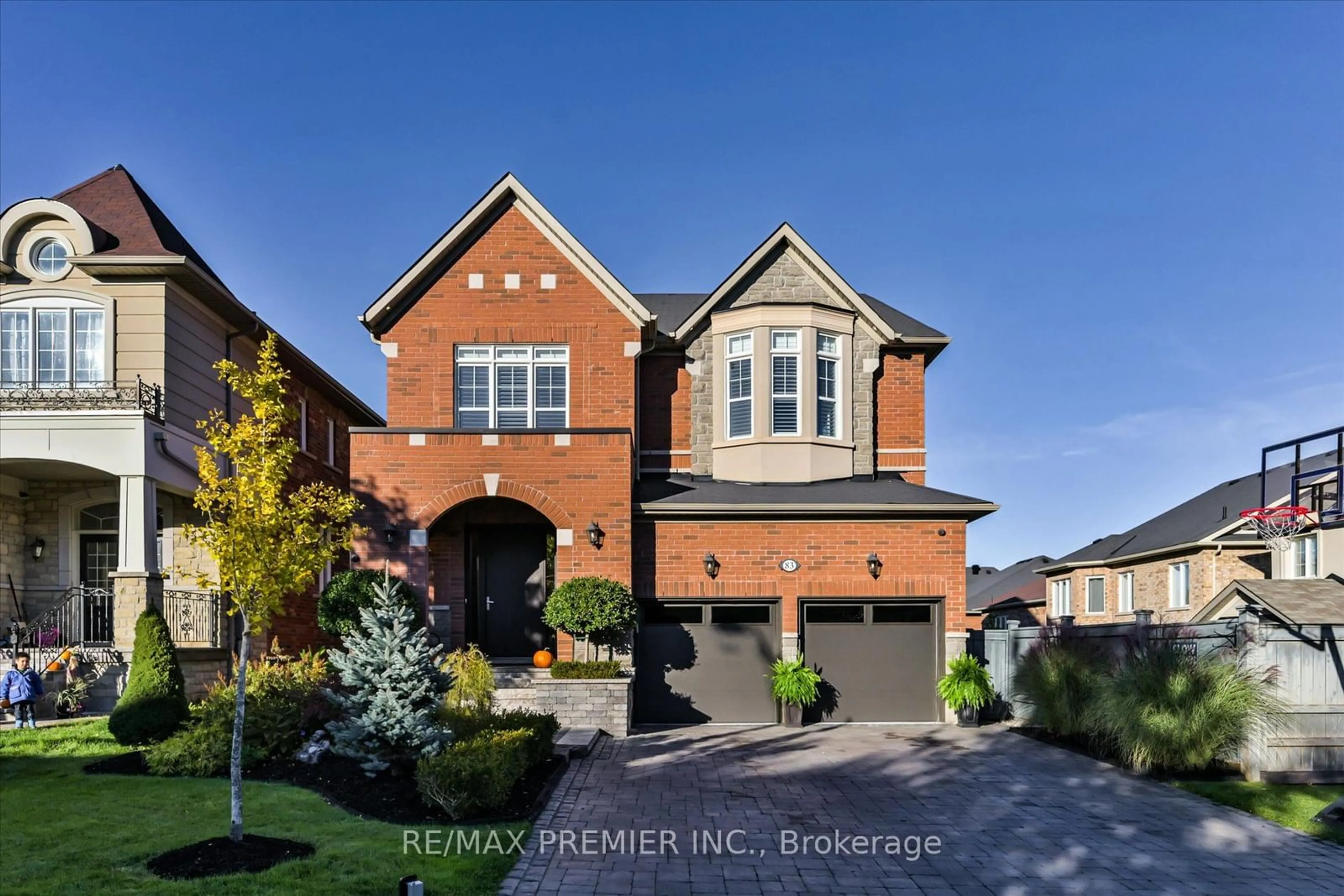 Home with brick exterior material for 83 Heintzman Cres, Vaughan Ontario L6A 4T1