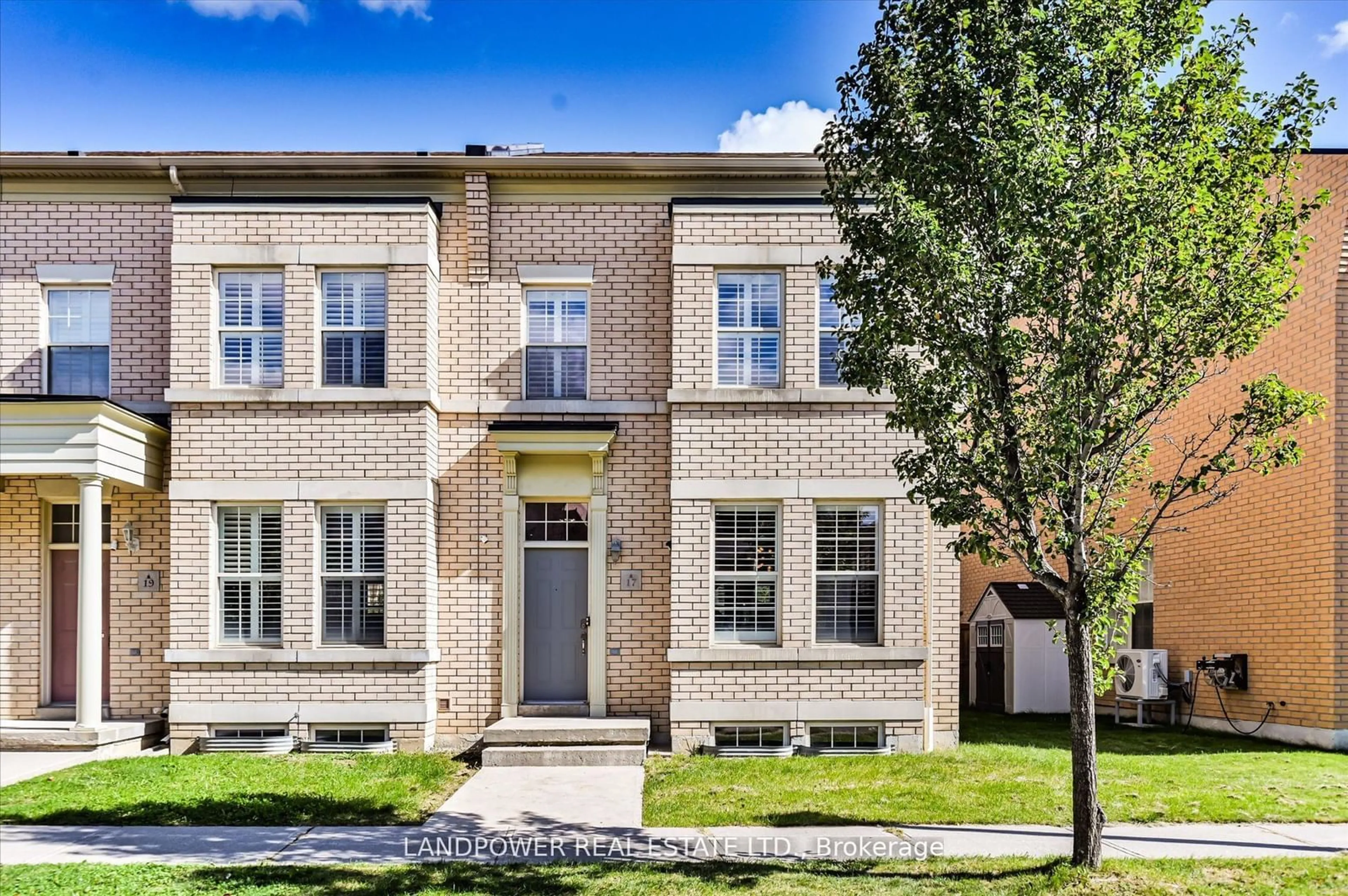 Home with brick exterior material for 17 Alsop Ave, Markham Ontario L6C 0K7