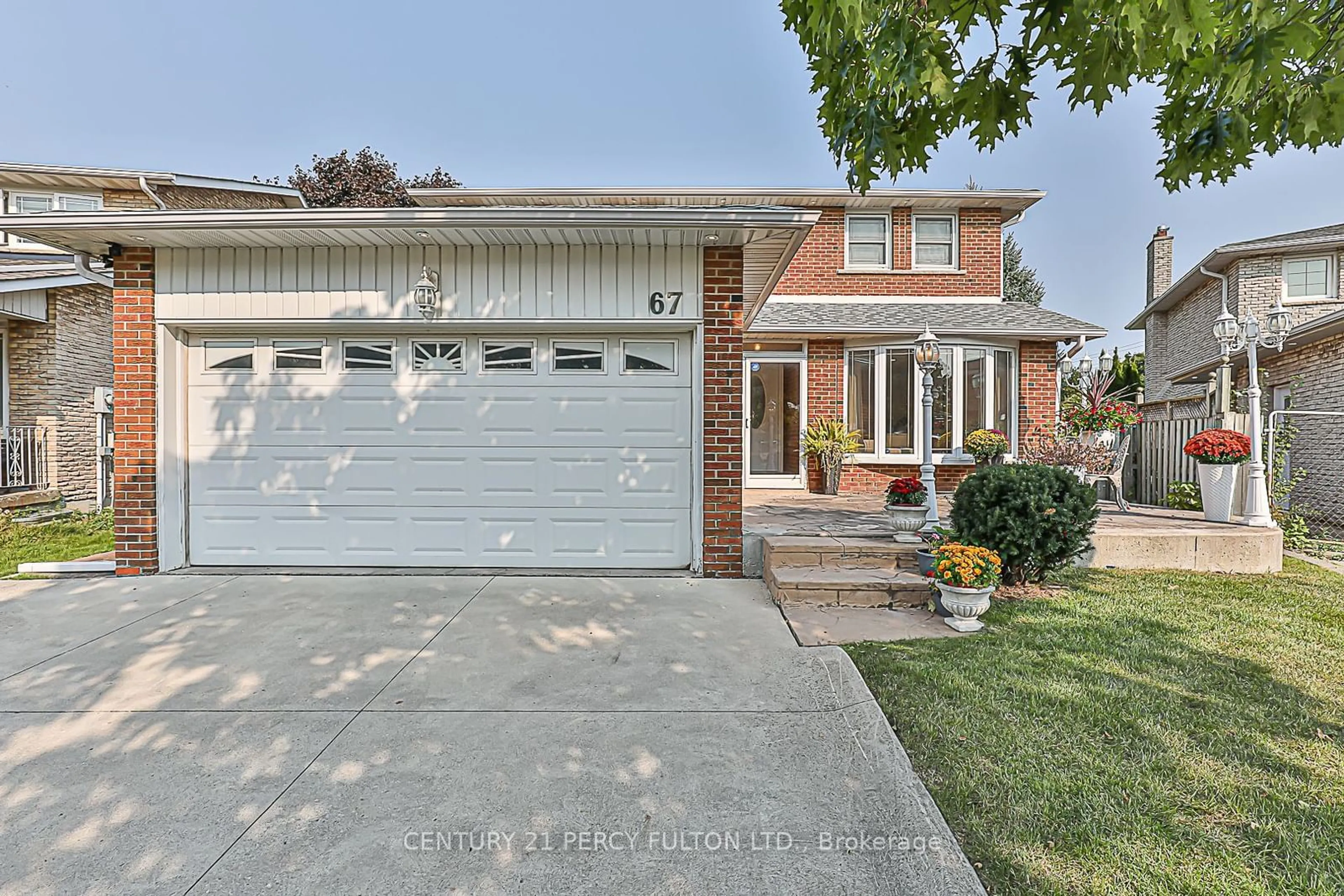 Home with brick exterior material for 67 Cheeseman Dr, Markham Ontario L3R 3G3