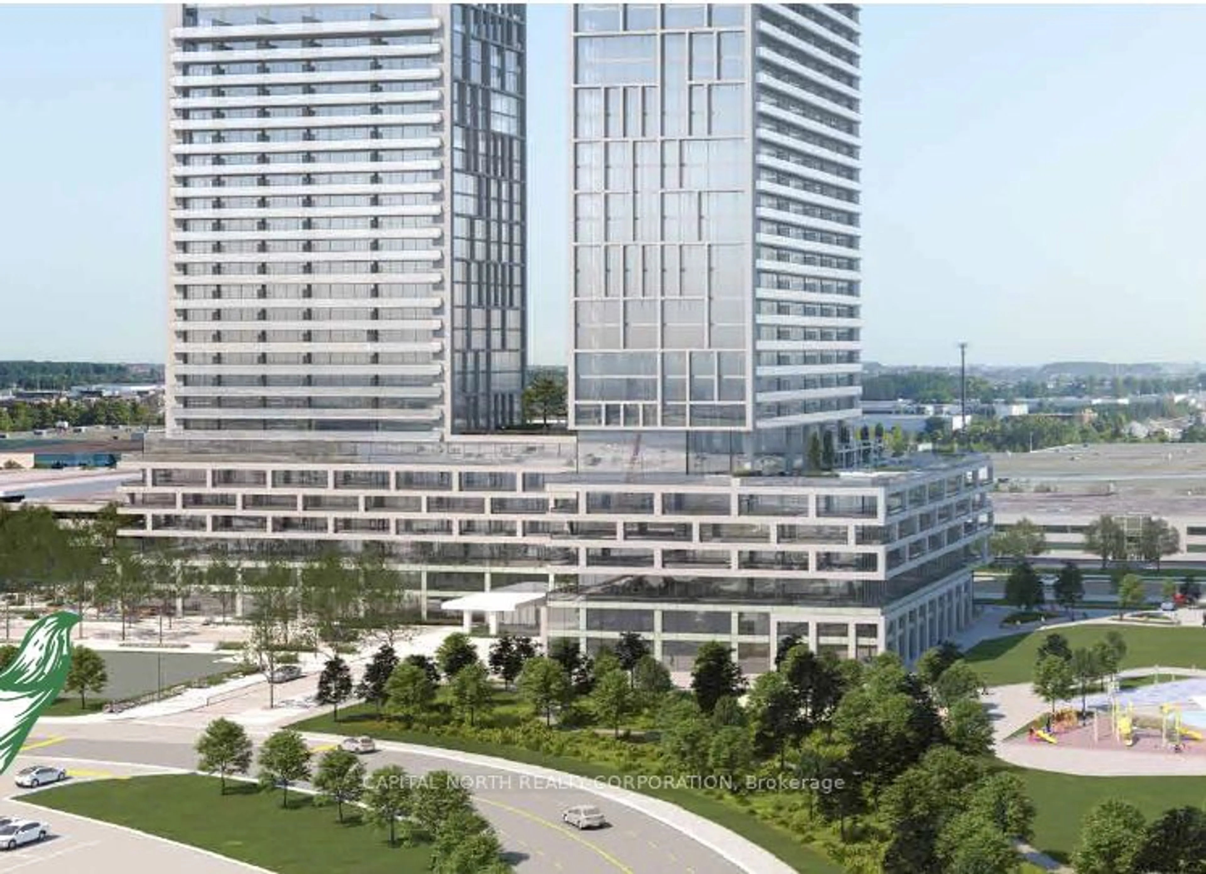 A pic from exterior of the house or condo, the view of city buildings for 8960 Jane St #1722, Vaughan Ontario L4K 2M9