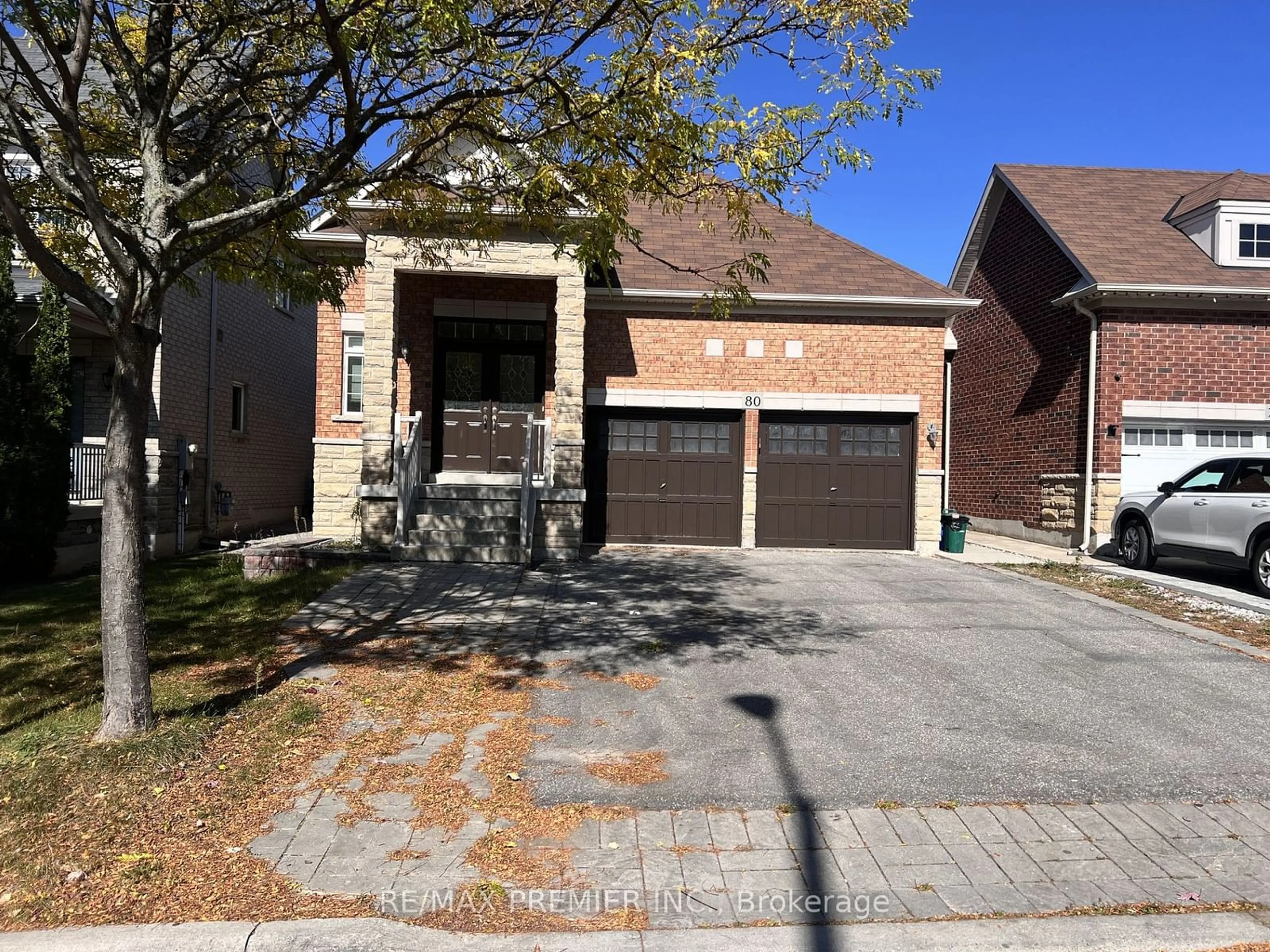 Home with brick exterior material for 80 Heathcliffe Dr, Vaughan Ontario L4H 0V2