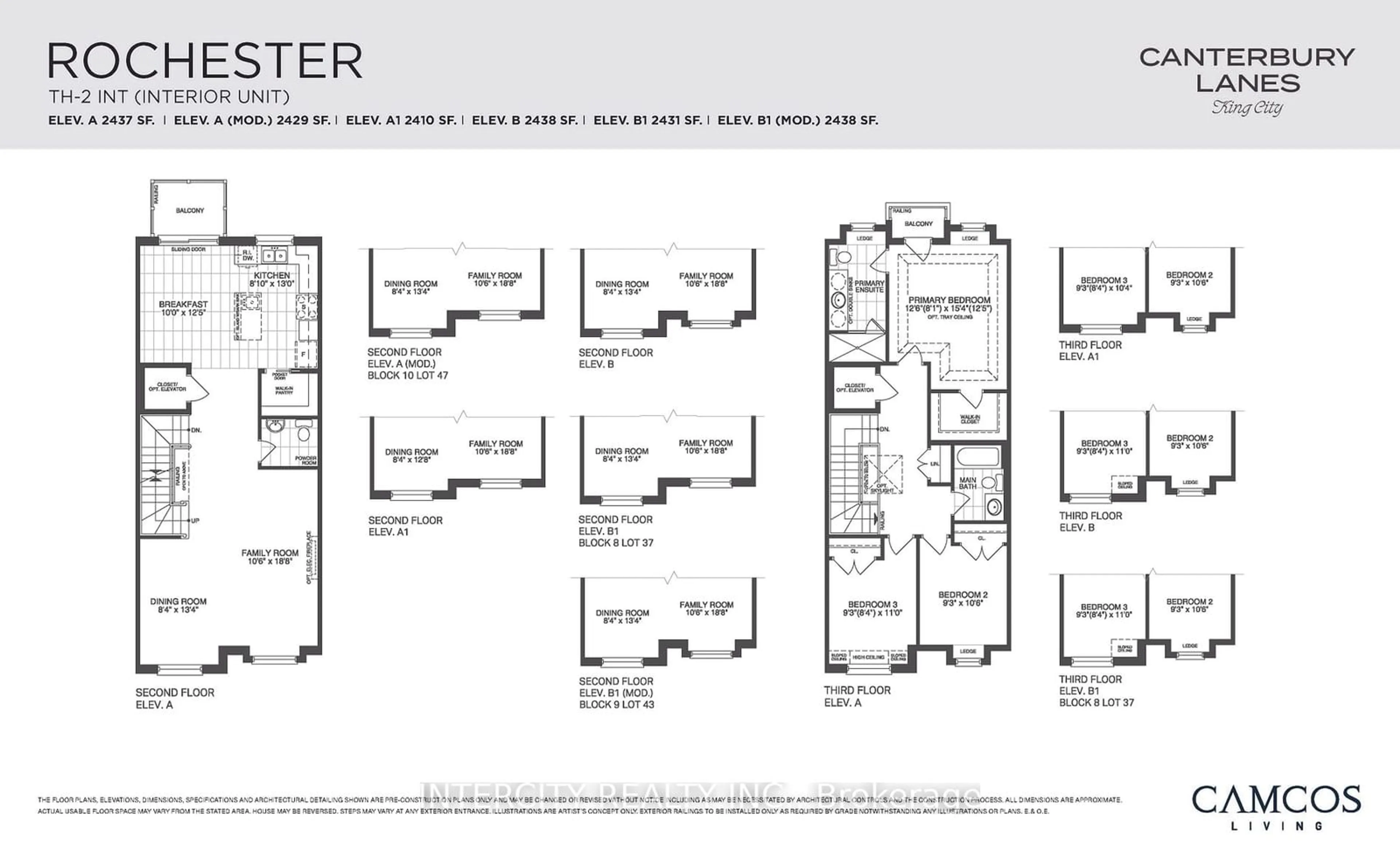 Floor plan for Blk8-37 Jane Underhill Pl, King Ontario L7B 1G2