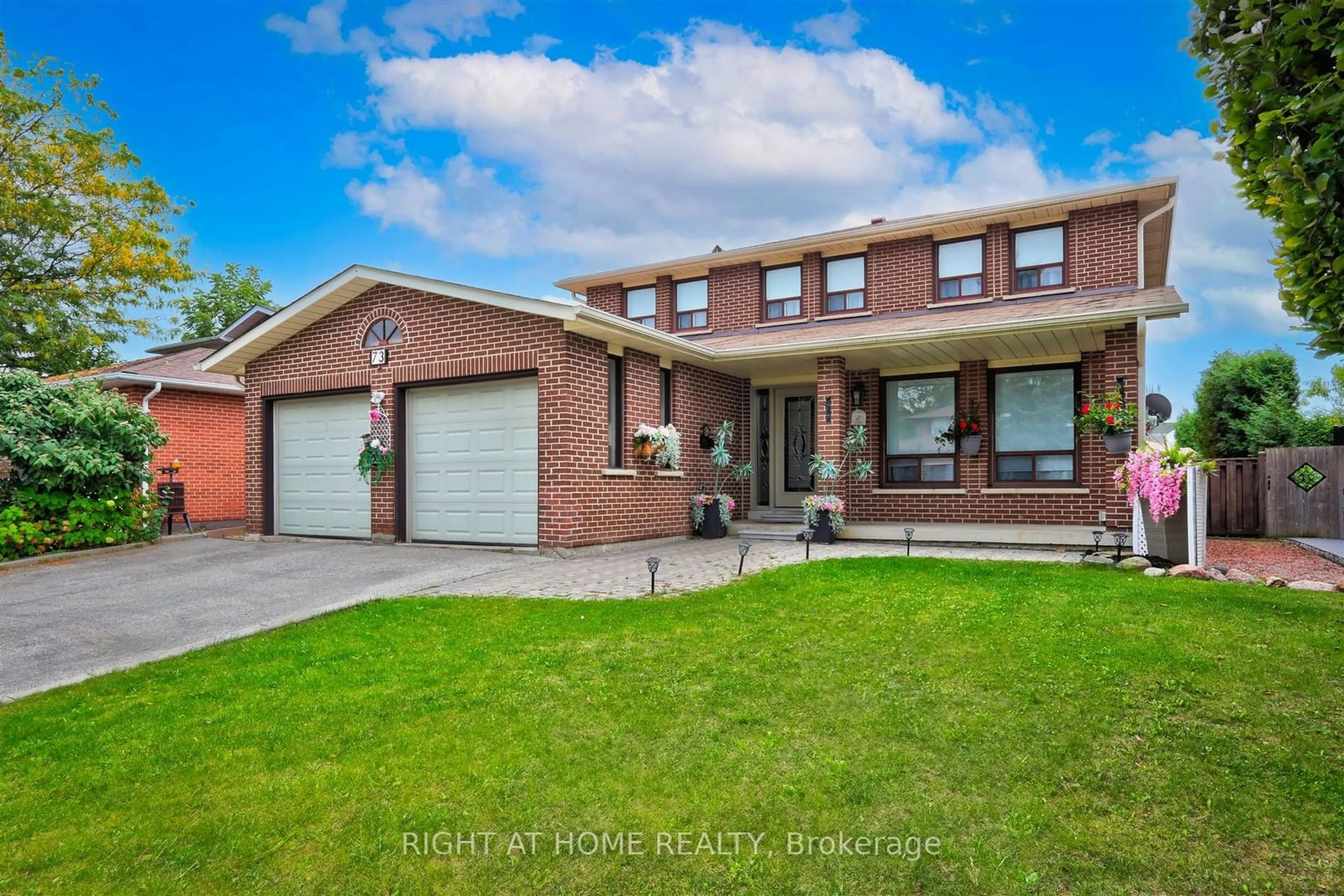 Home with brick exterior material for 73 Airdrie Dr, Vaughan Ontario L4L 1C7