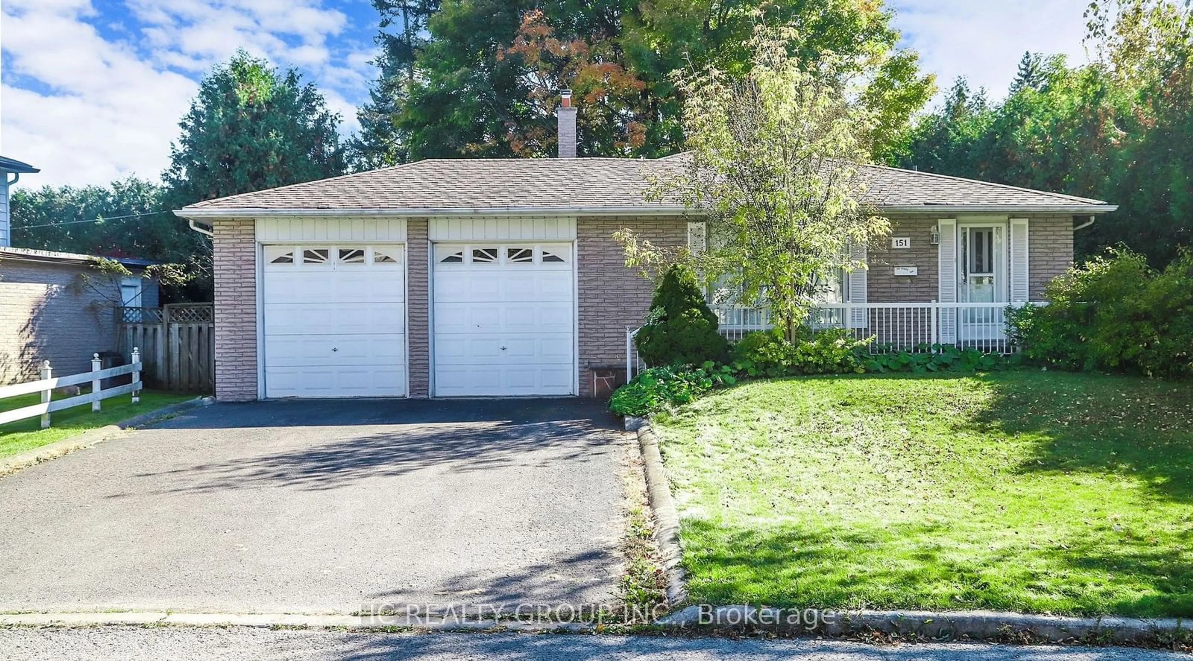 Frontside or backside of a home, the street view for 151 Krieghoff Ave, Markham Ontario L3R 1W2