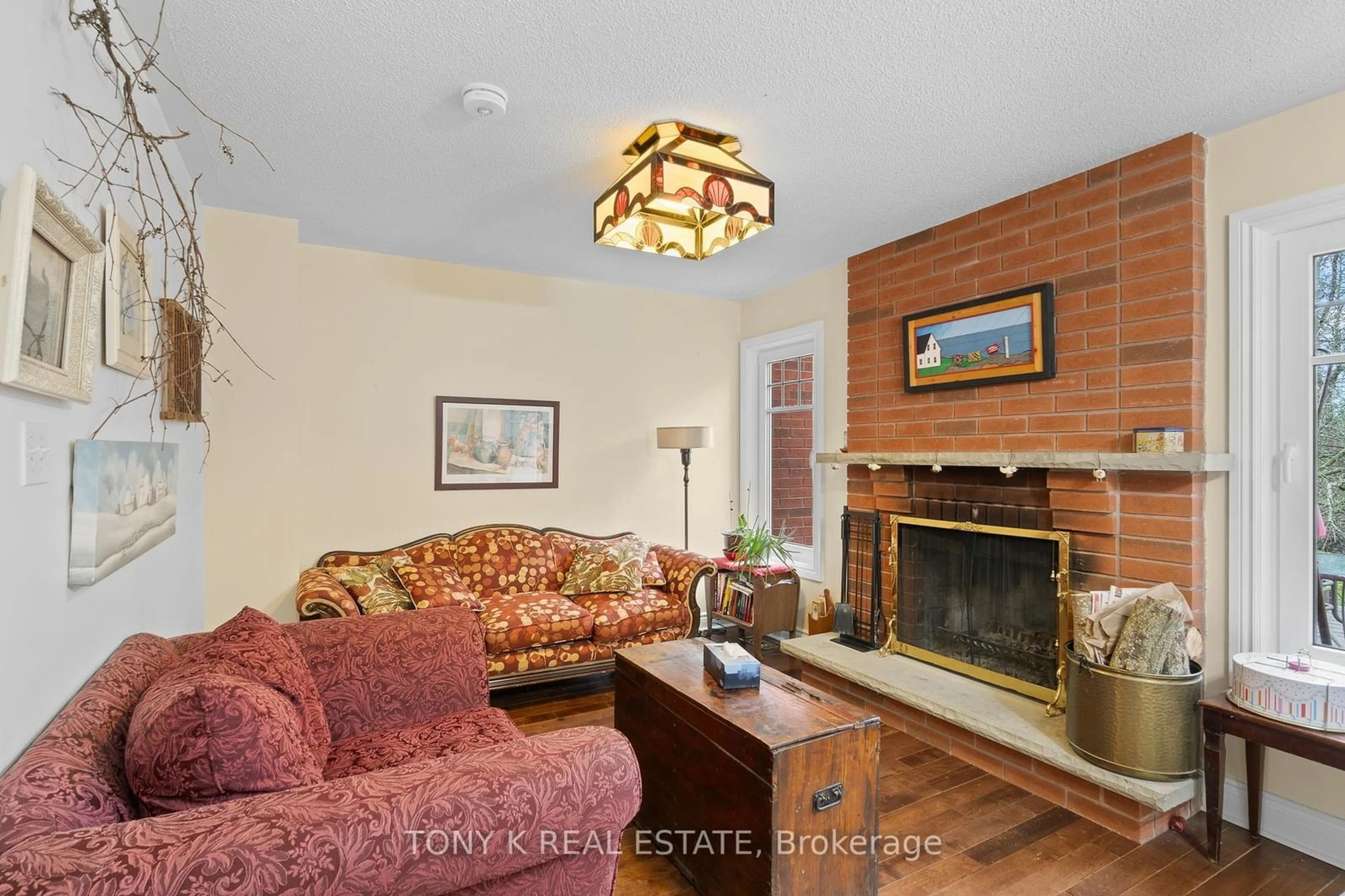 Living room, wood floors for 205 Cedar Beach Rd, Brock Ontario L0K 1A0