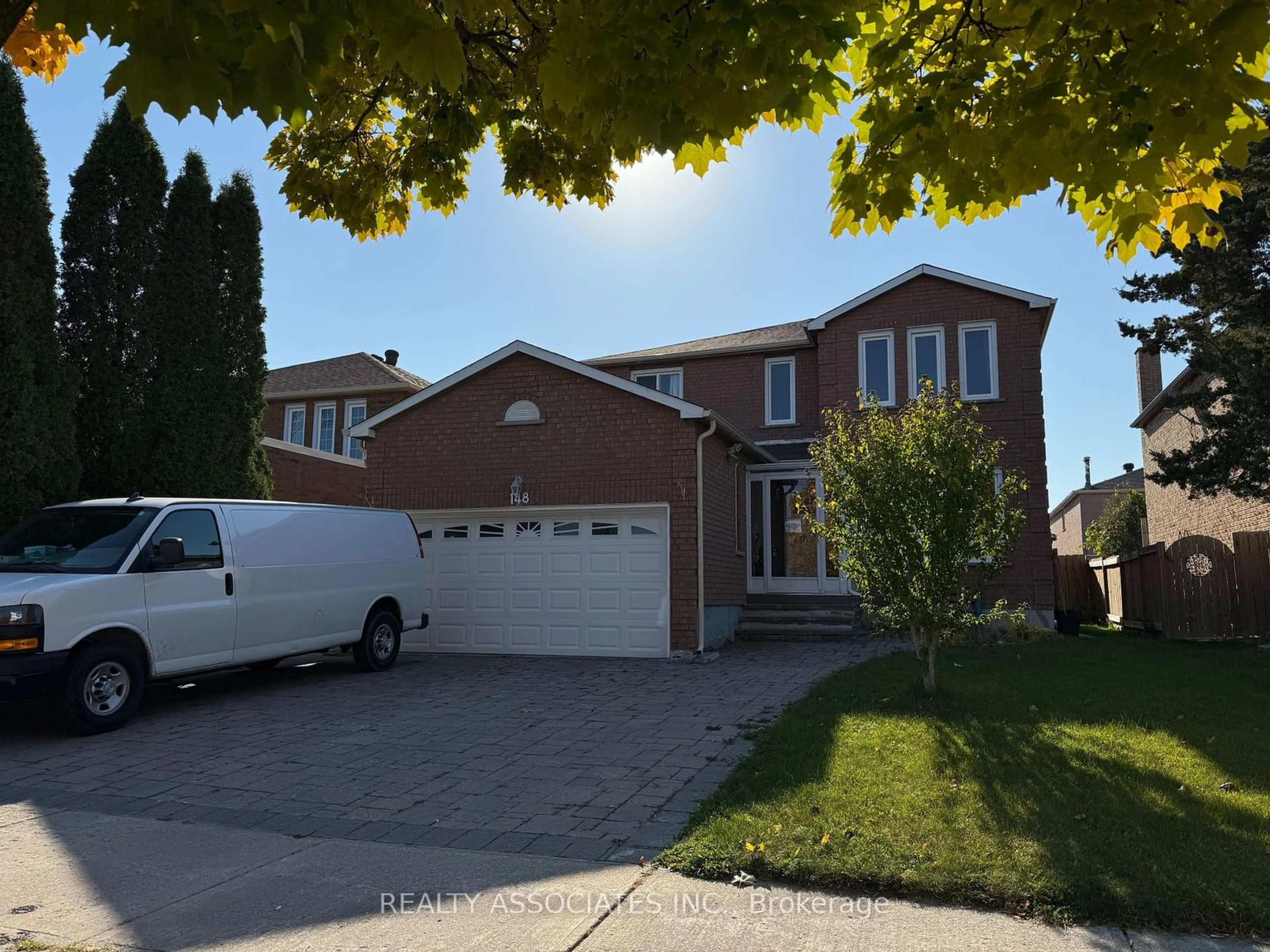 Frontside or backside of a home, the street view for 148 Cartmel Dr, Markham Ontario L3S 1V9