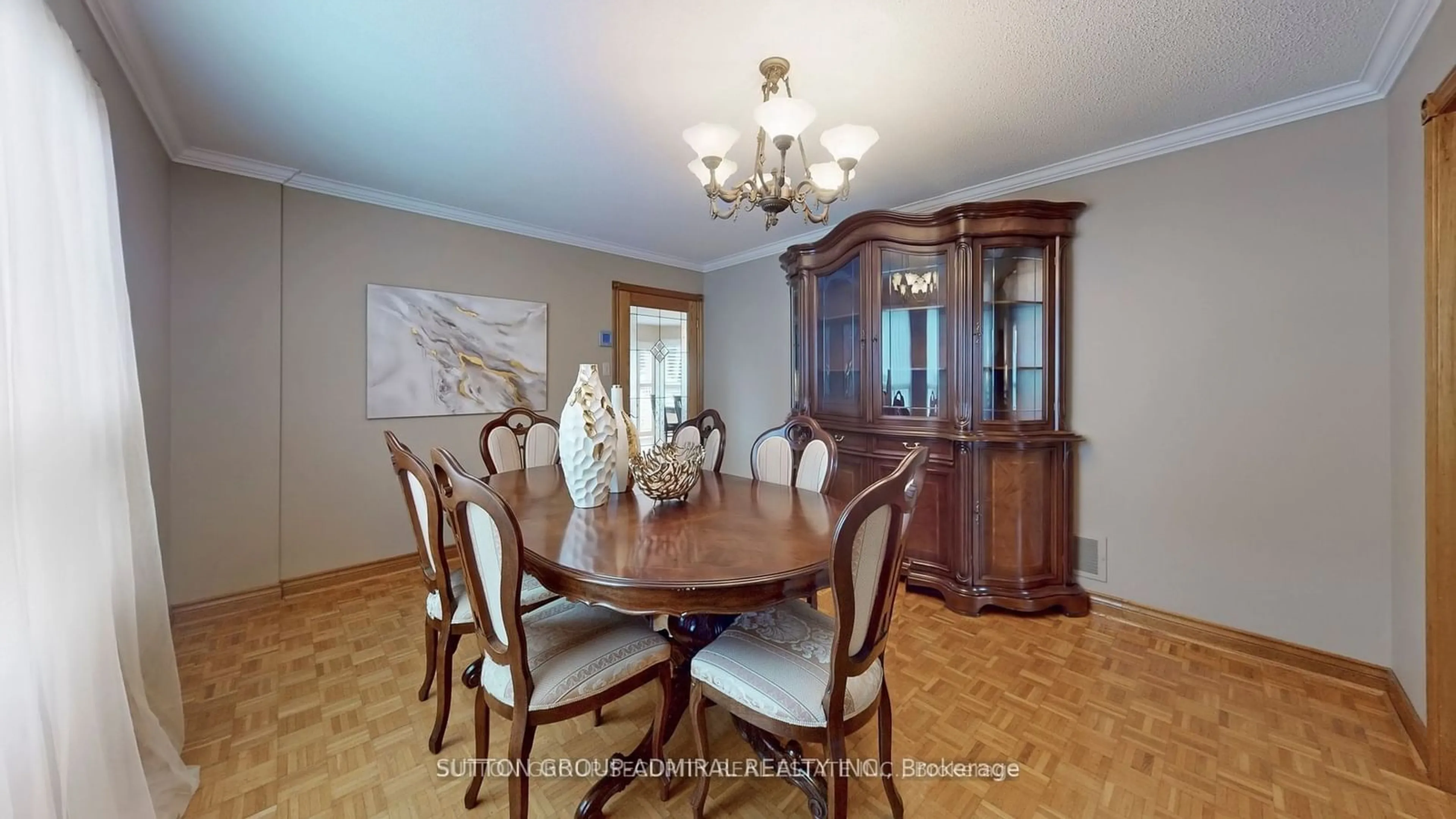 Dining room, wood floors for 36 Hurricane St, Vaughan Ontario L4L 1V4