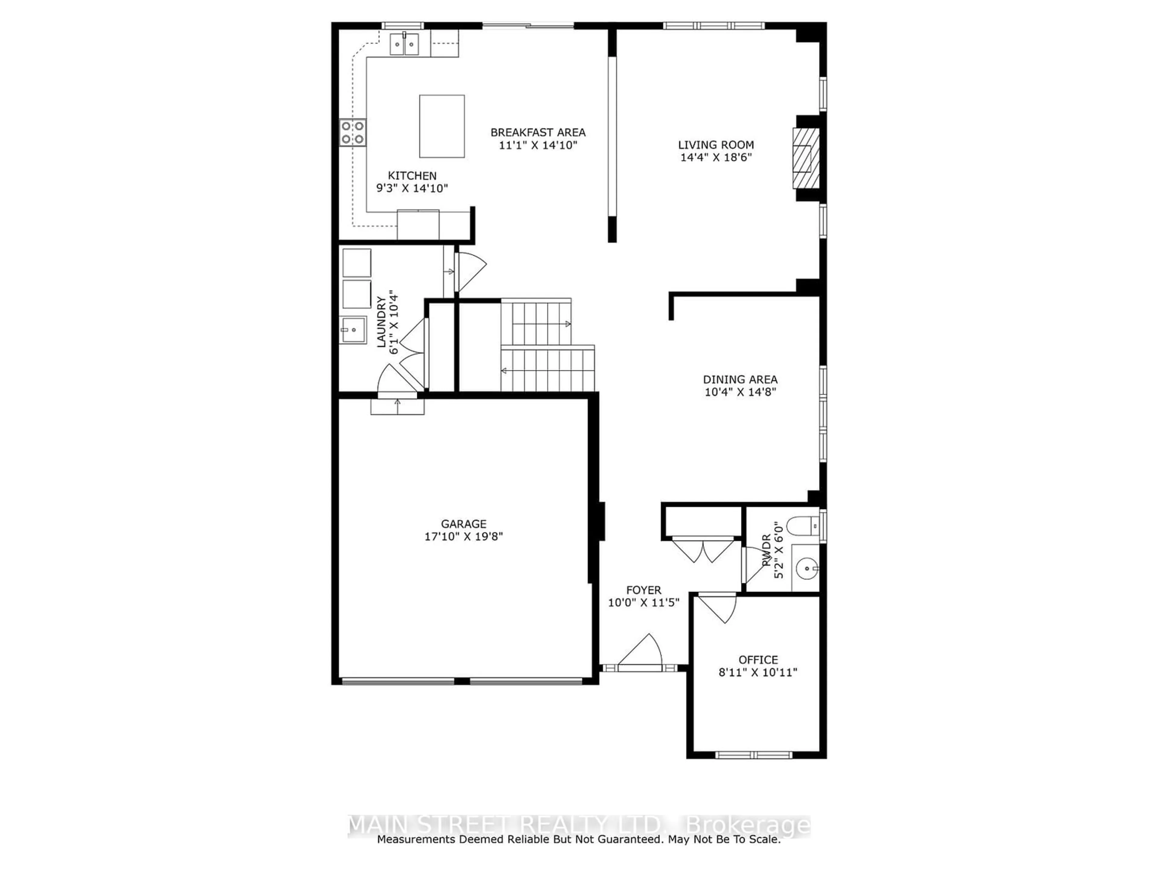 Floor plan for 22 Kenneth Ross Bend, East Gwillimbury Ontario L9N 0T7