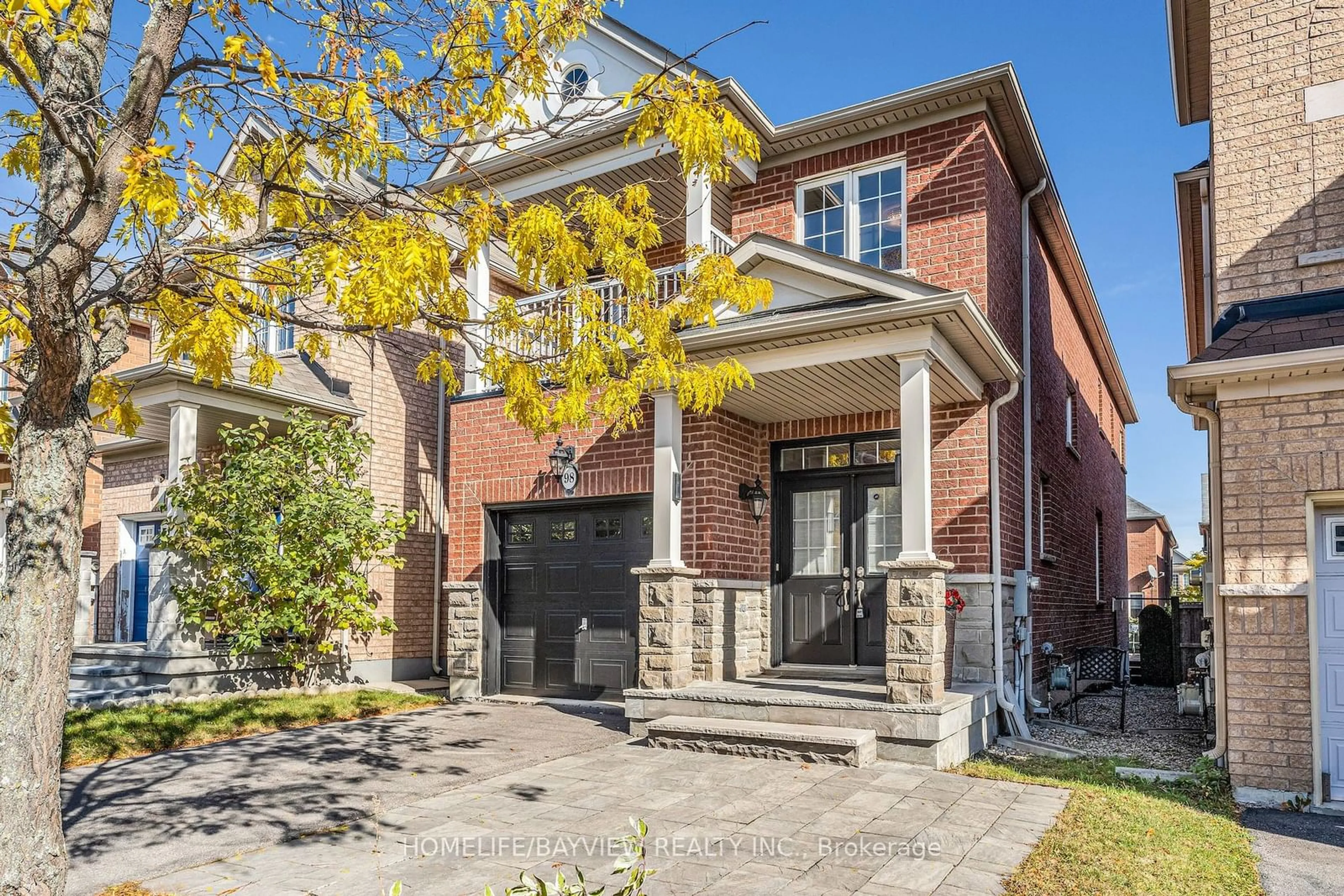 Home with brick exterior material for 98 White Beach Cres, Vaughan Ontario L6A 0R2