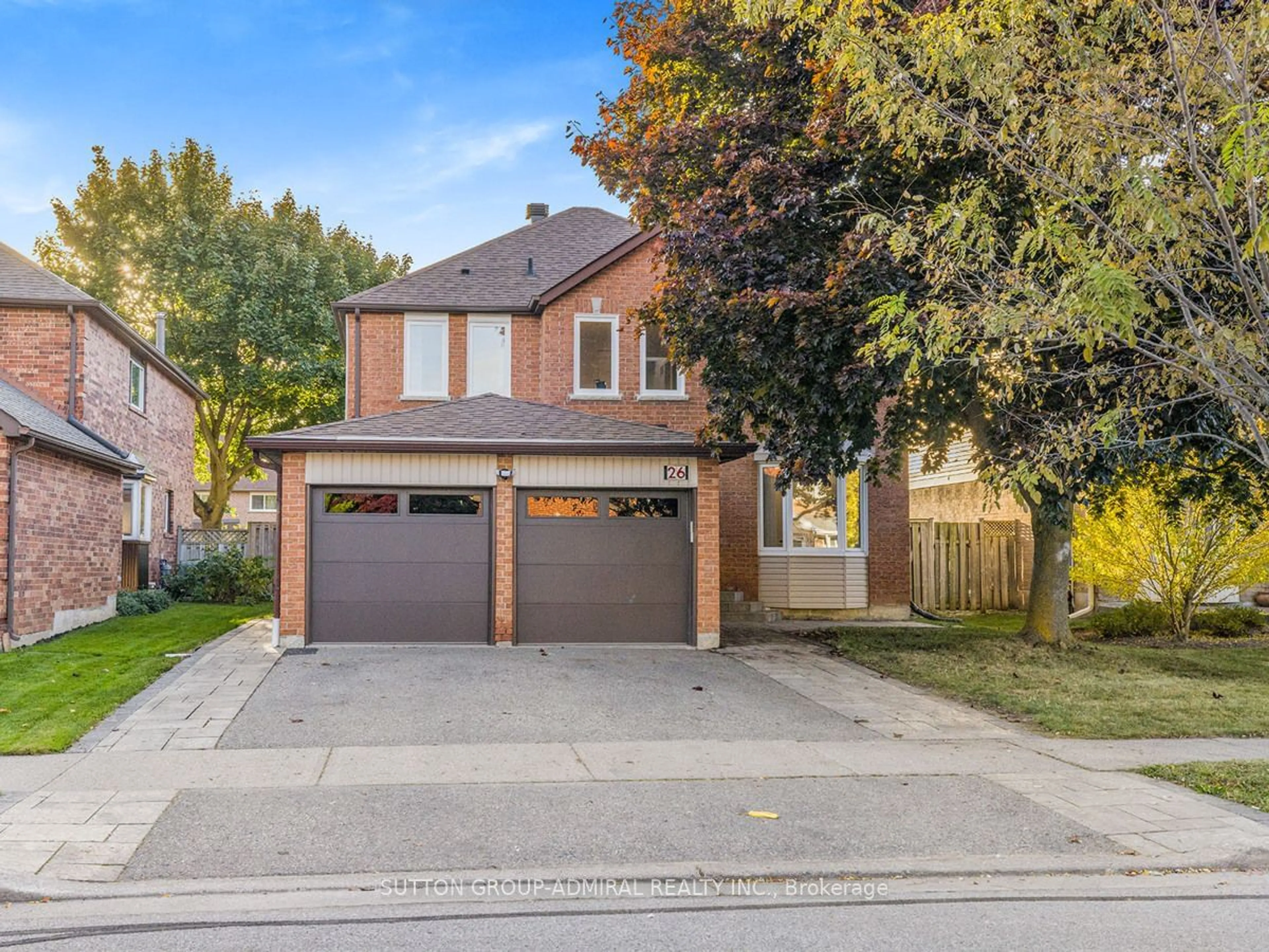 Frontside or backside of a home, the street view for 26 Tansley Rd, Vaughan Ontario L4J 3H6