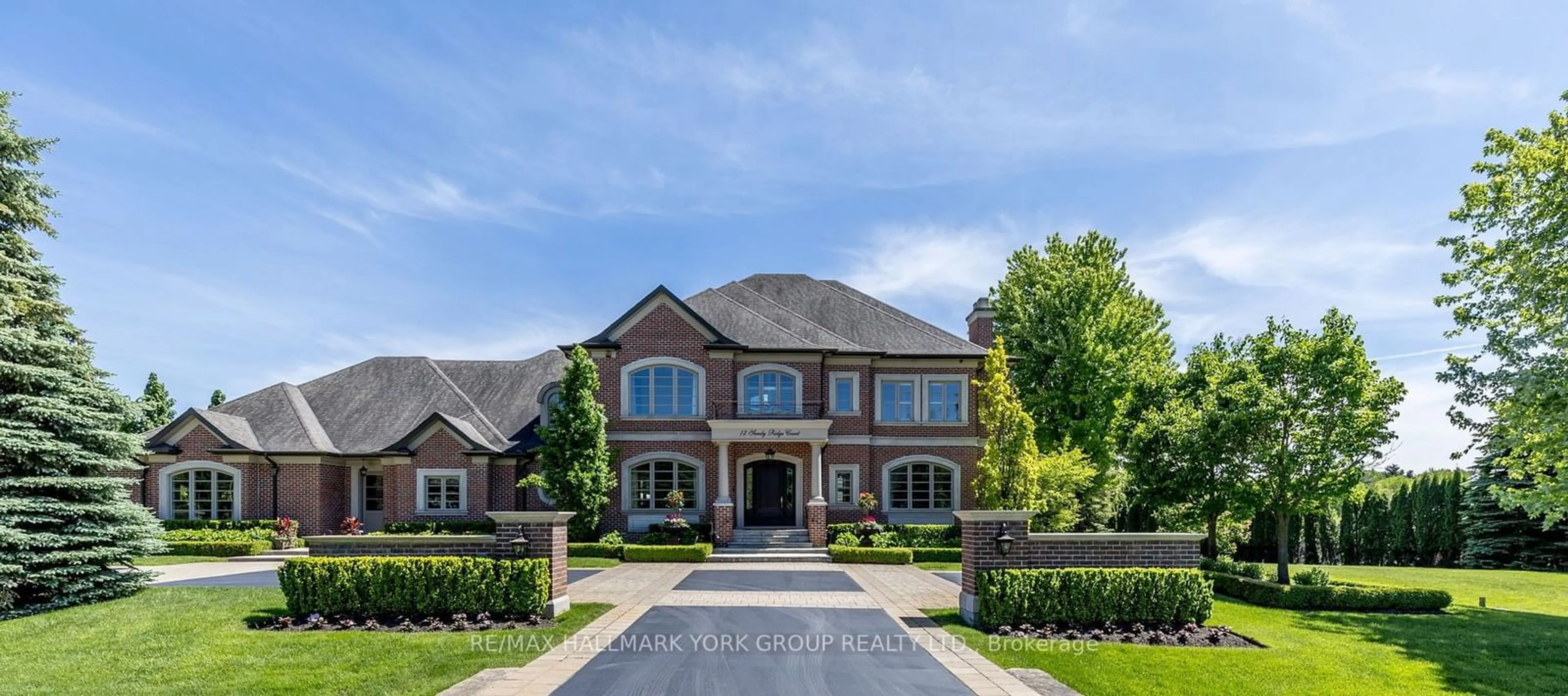 Home with brick exterior material for 12 Sandy Ridge Crt, Whitchurch-Stouffville Ontario L4A 2L4