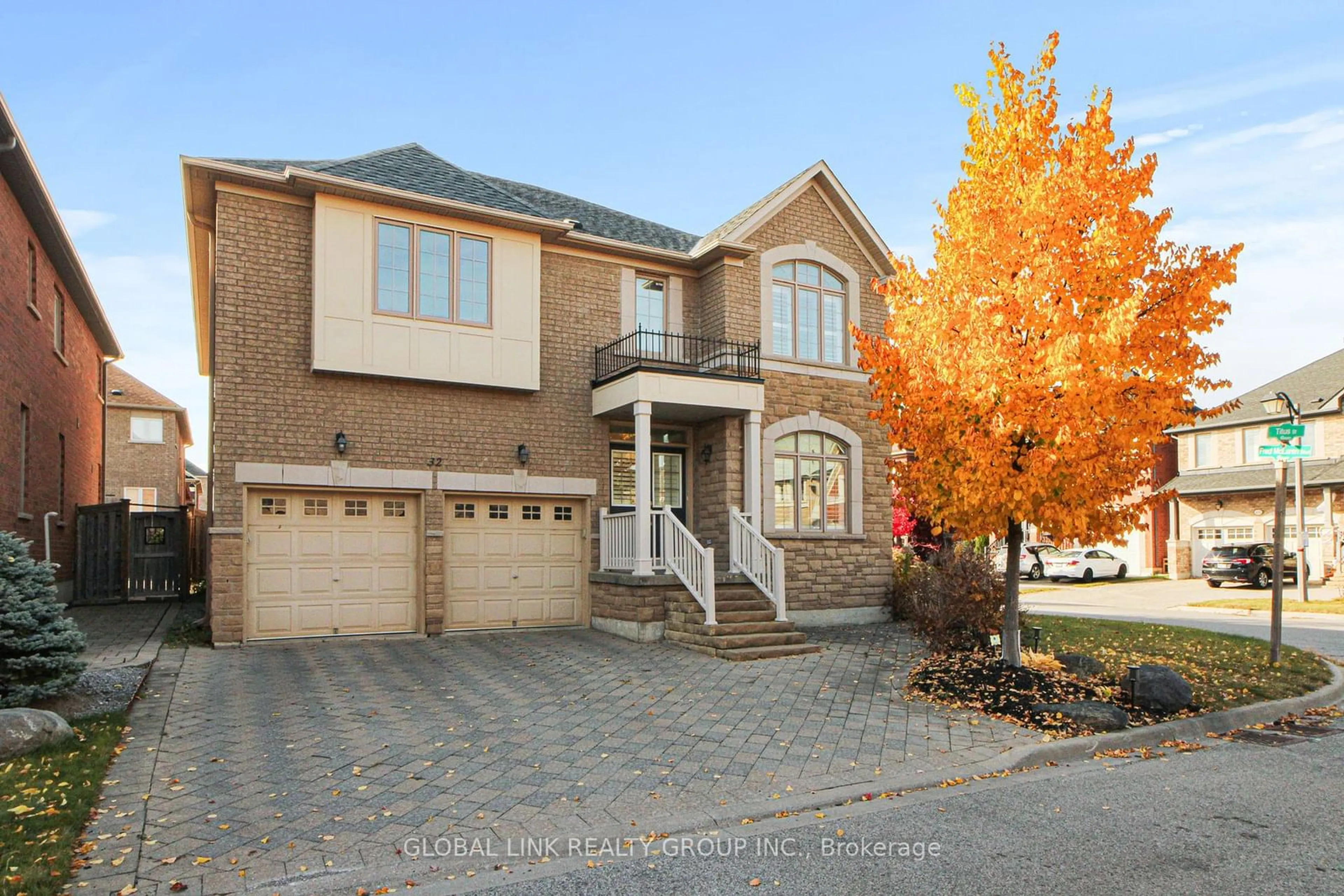 Home with brick exterior material for 32 Titus St, Markham Ontario L6E 0G4