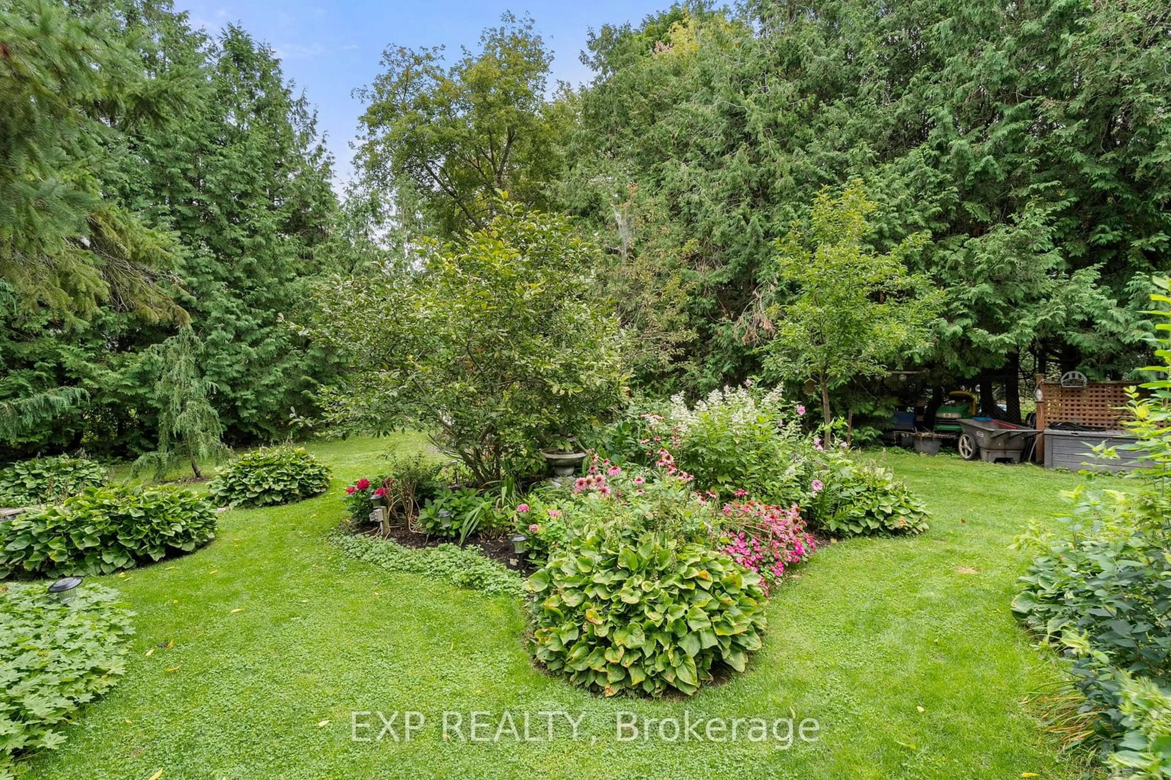 Patio, the fenced backyard for 82 Ninth St, Brock Ontario L0K 1A0