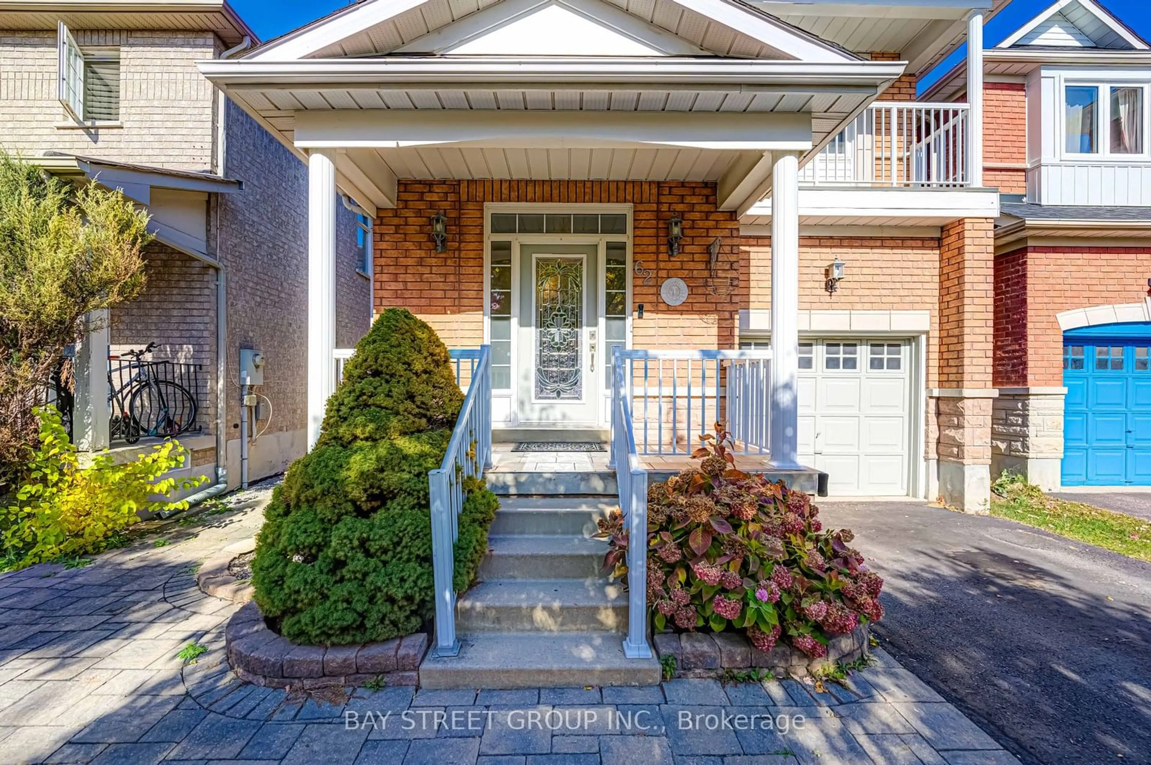 Home with brick exterior material for 62 Warren Bradley St, Markham Ontario L6C 2W4