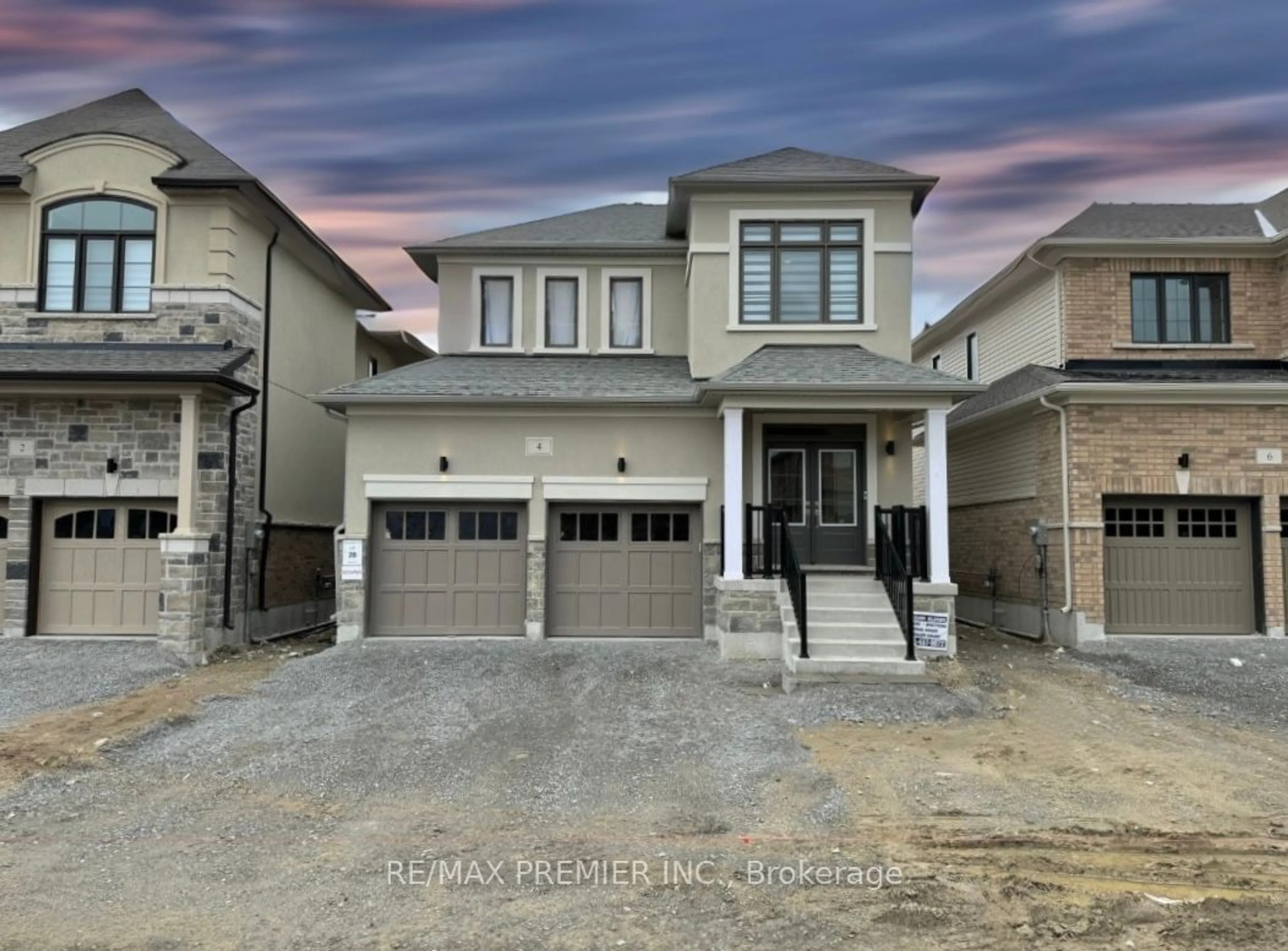 Frontside or backside of a home, the street view for 4 Ken Davie Gate, Georgina Ontario L4P 0J5