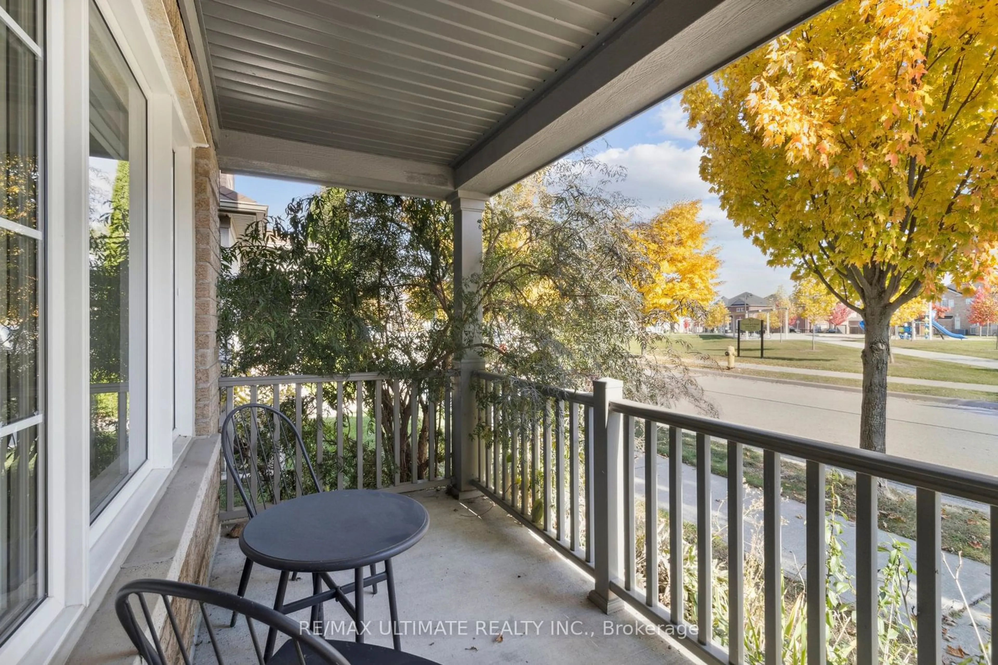 Patio, the fenced backyard for 18 Albert Lewis St, Markham Ontario L6B 0P6