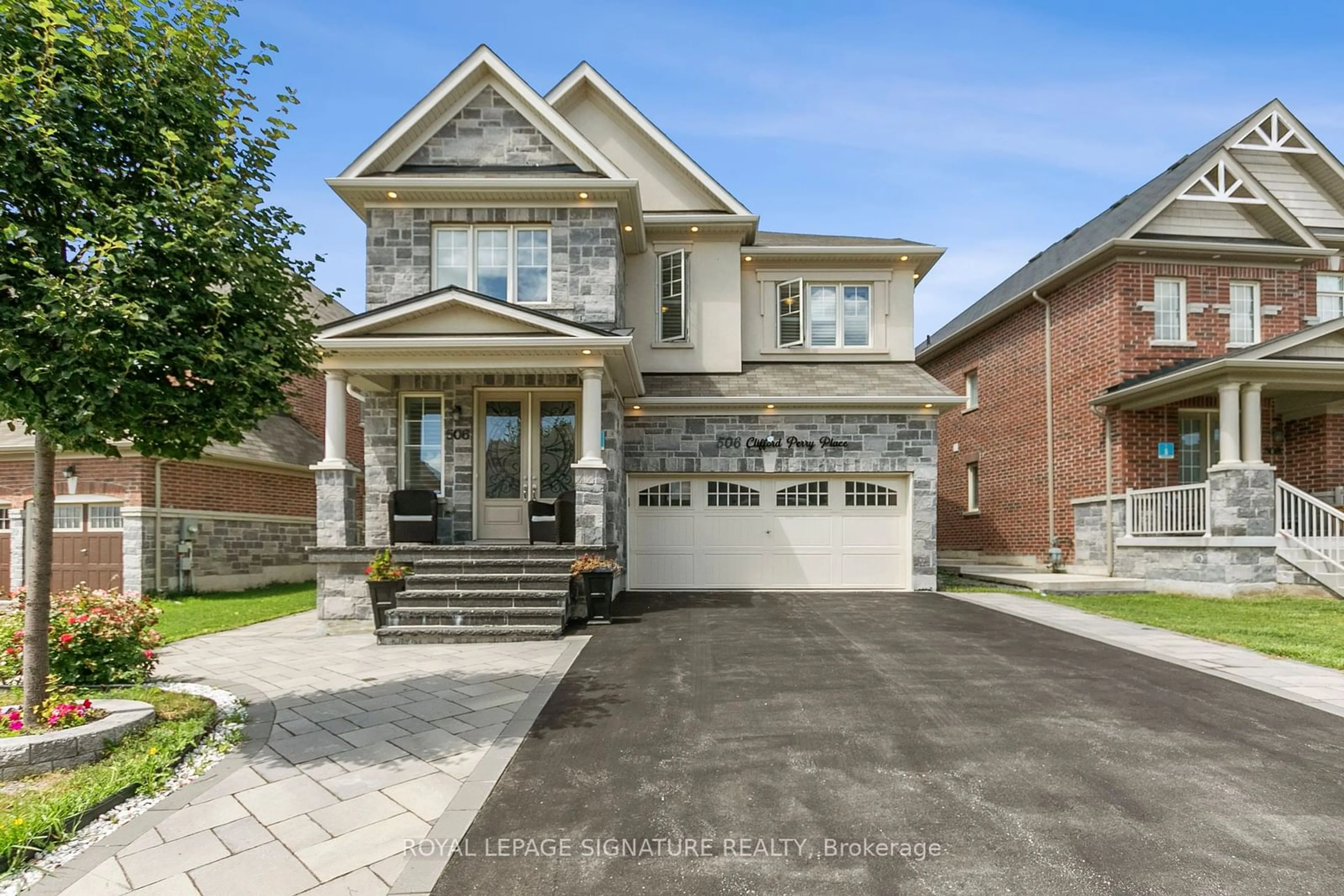 Home with brick exterior material for 506 Clifford Perry Pl, Newmarket Ontario L3Y 4V9