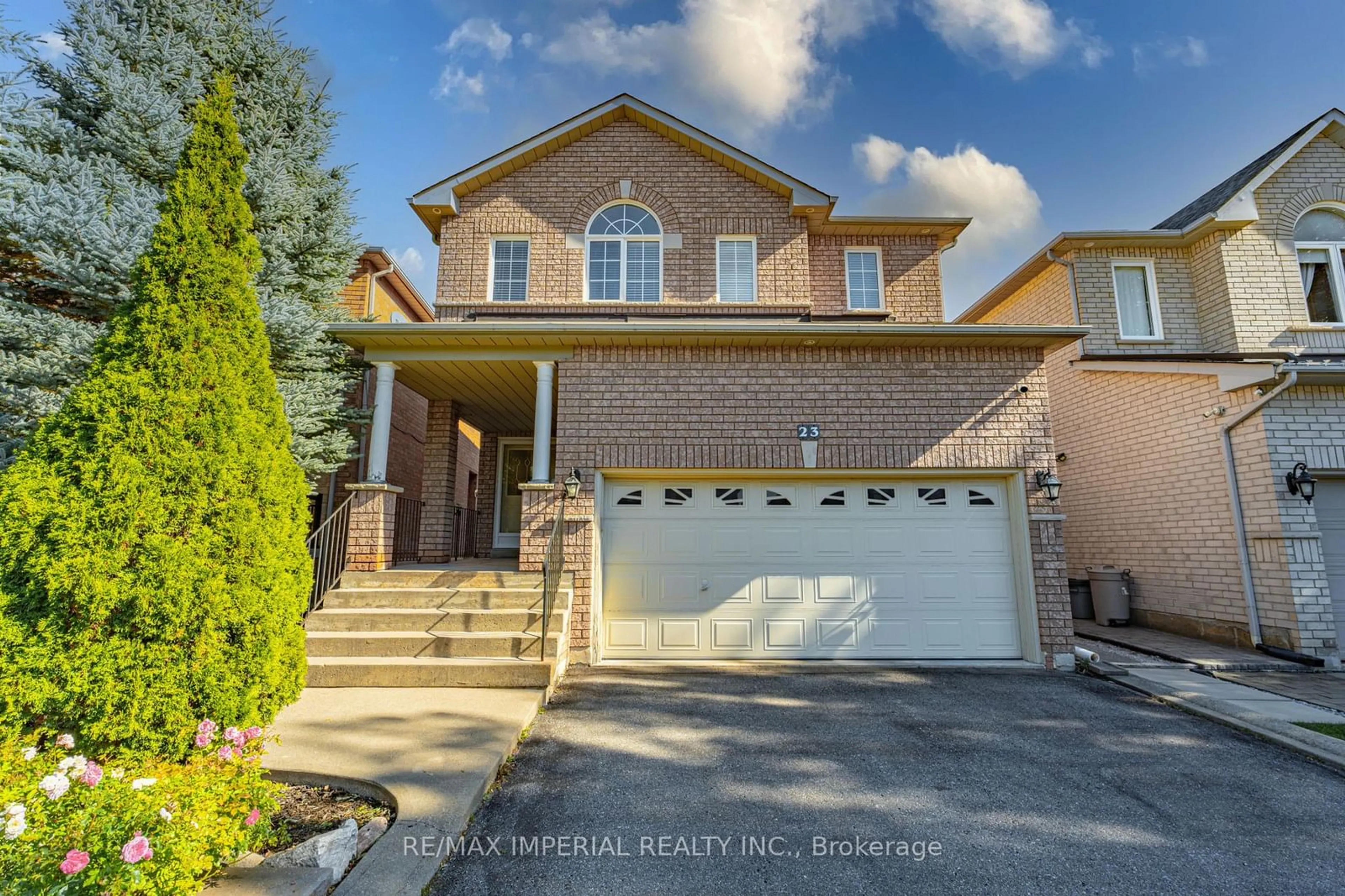 Frontside or backside of a home, the street view for 23 Criscione Dr, Vaughan Ontario L4H 1W9