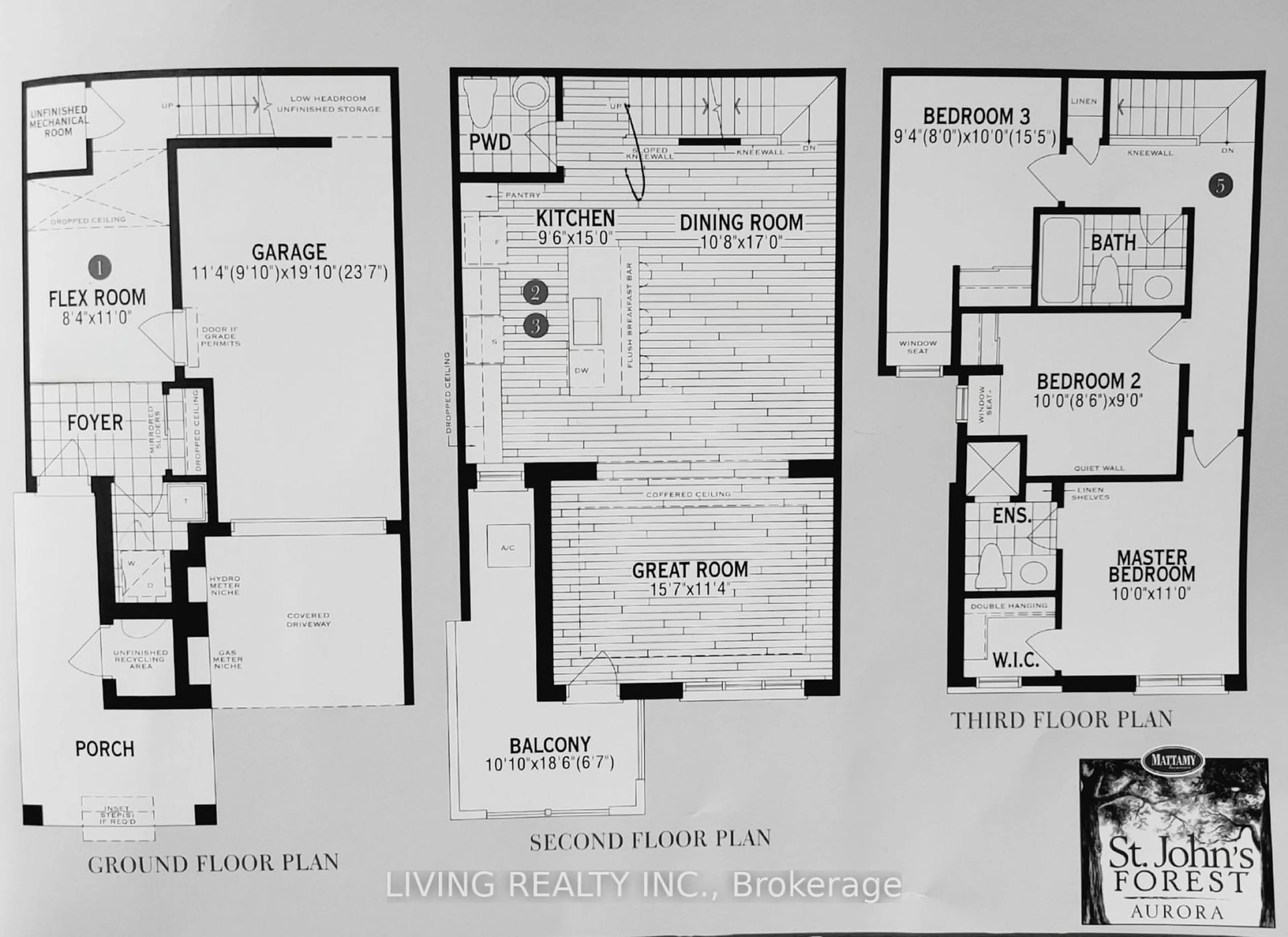 Floor plan for 42 Stocks Lane, Aurora Ontario L4G 0Y3