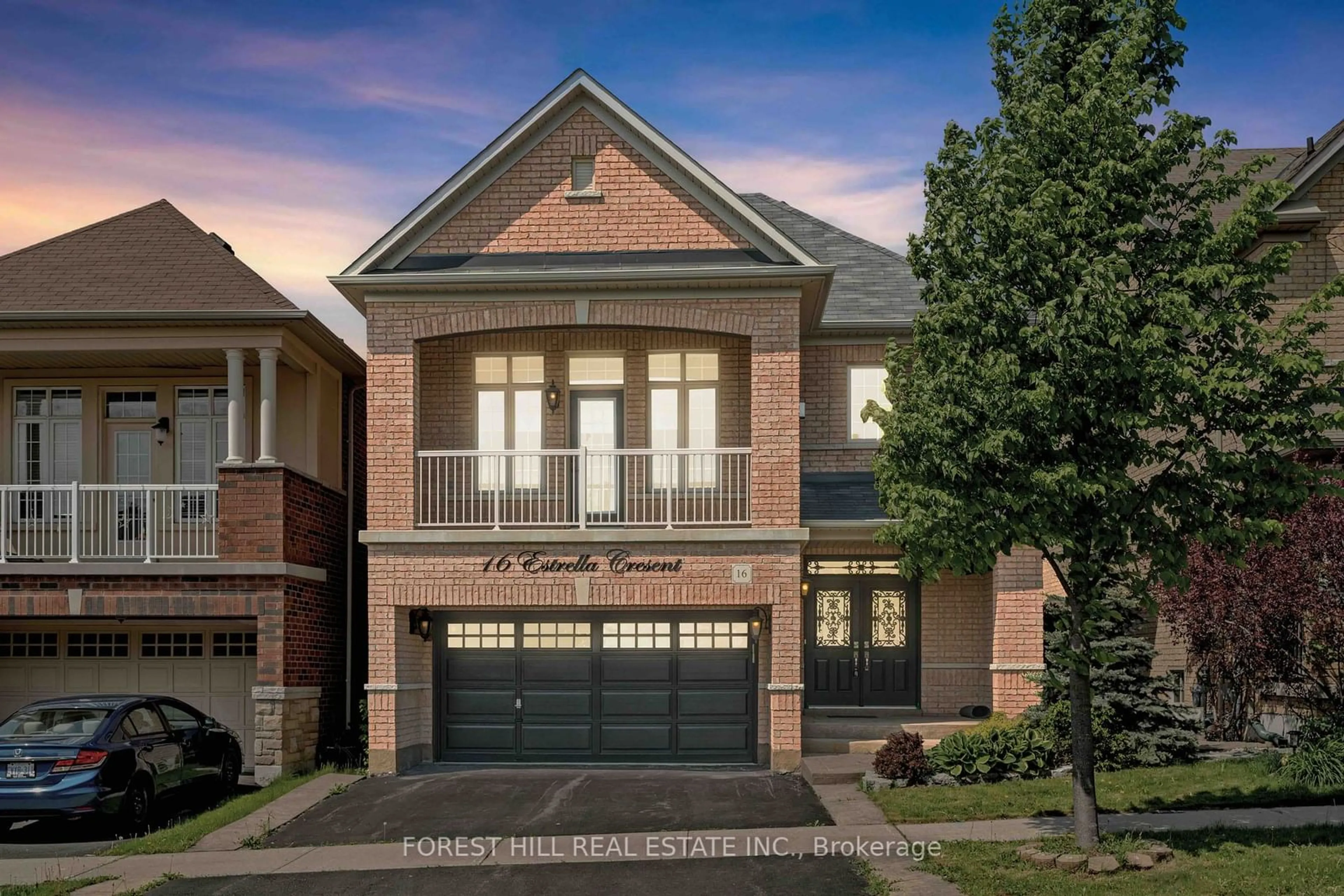 Home with brick exterior material for 16 Estrella Cres, Richmond Hill Ontario L4E 0S3