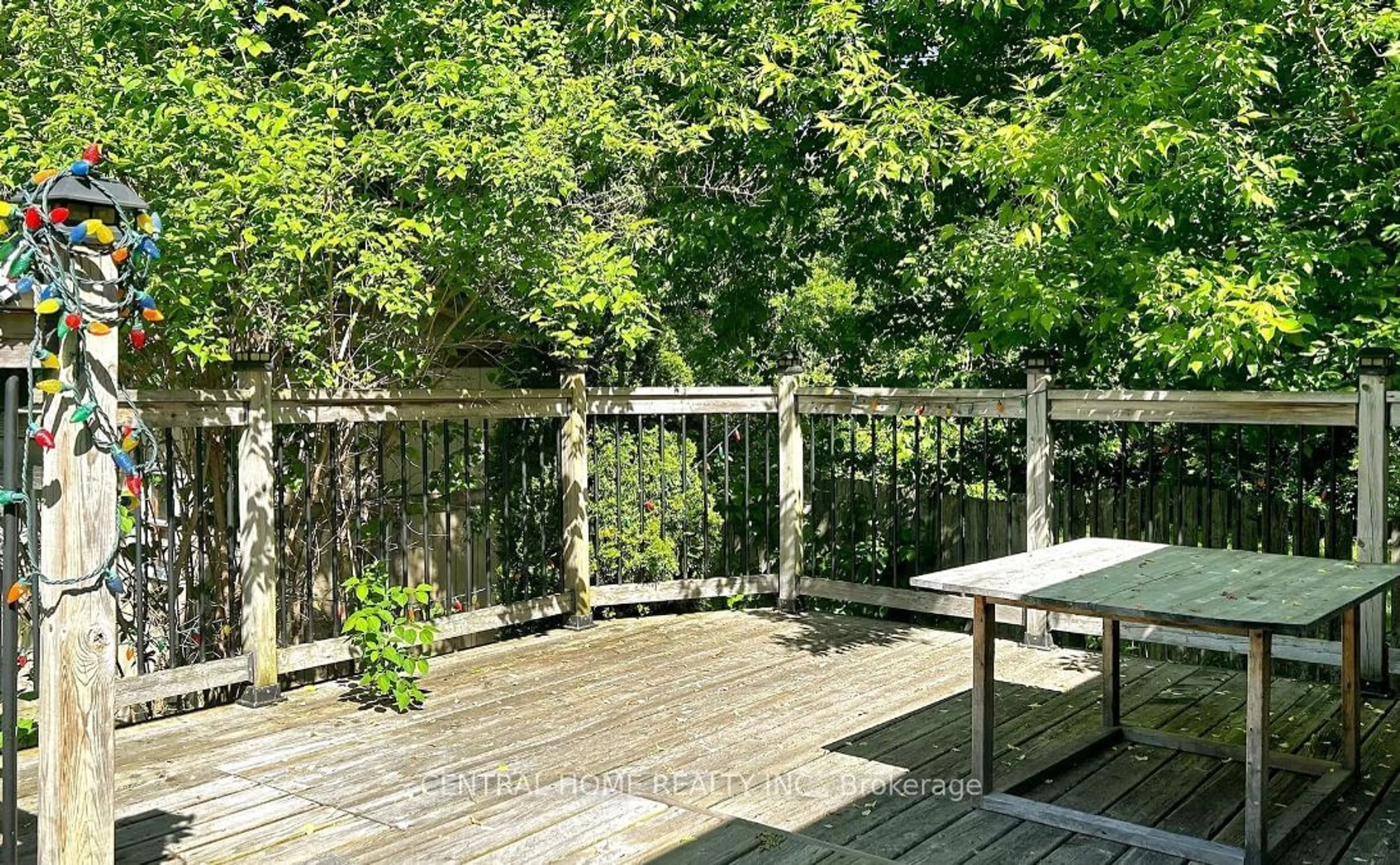 Patio, the fenced backyard for 2 Newman Ave, Richmond Hill Ontario L4E 3E4