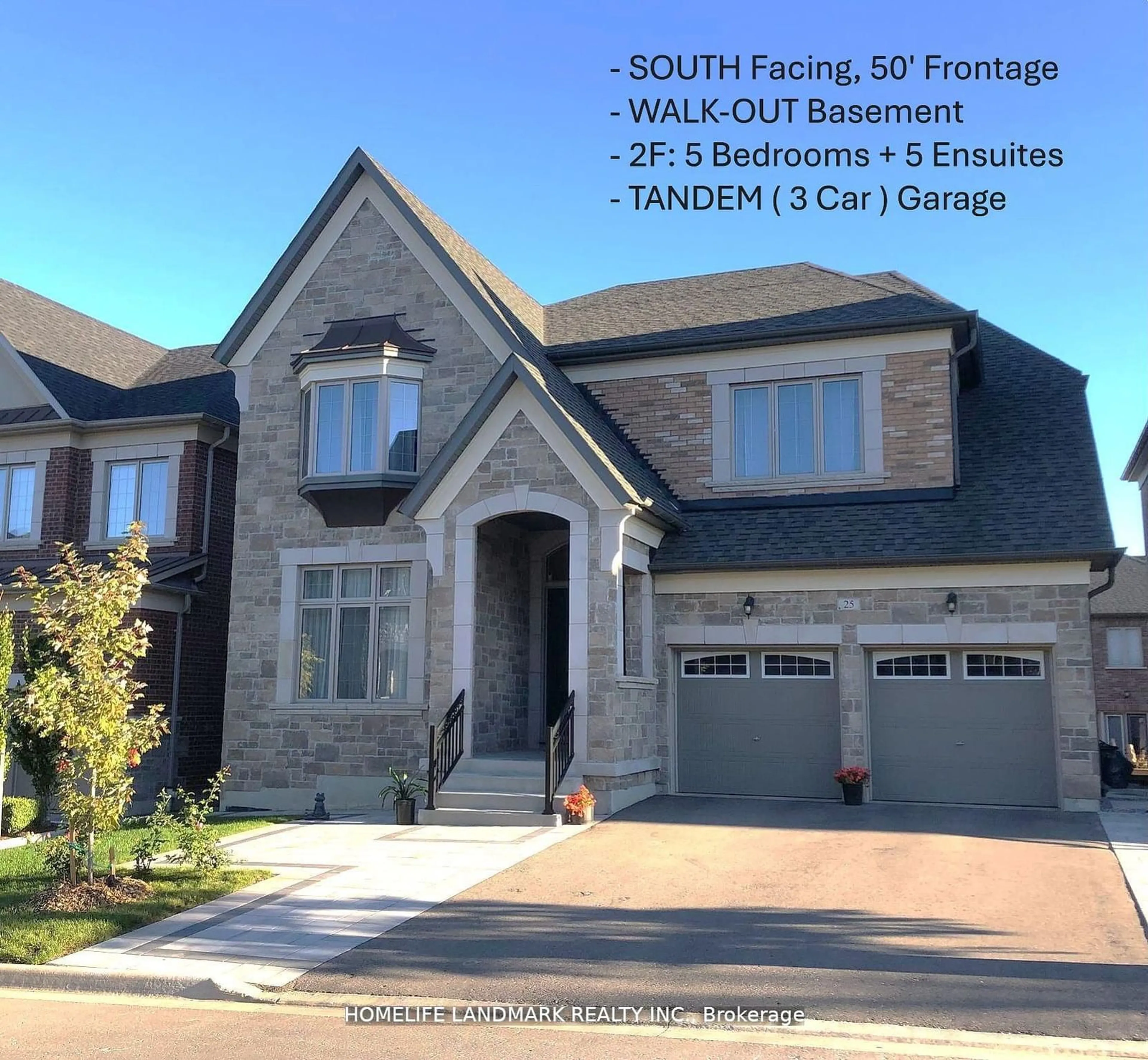 Home with brick exterior material for 25 Mower Ave, Vaughan Ontario L6A 4X1