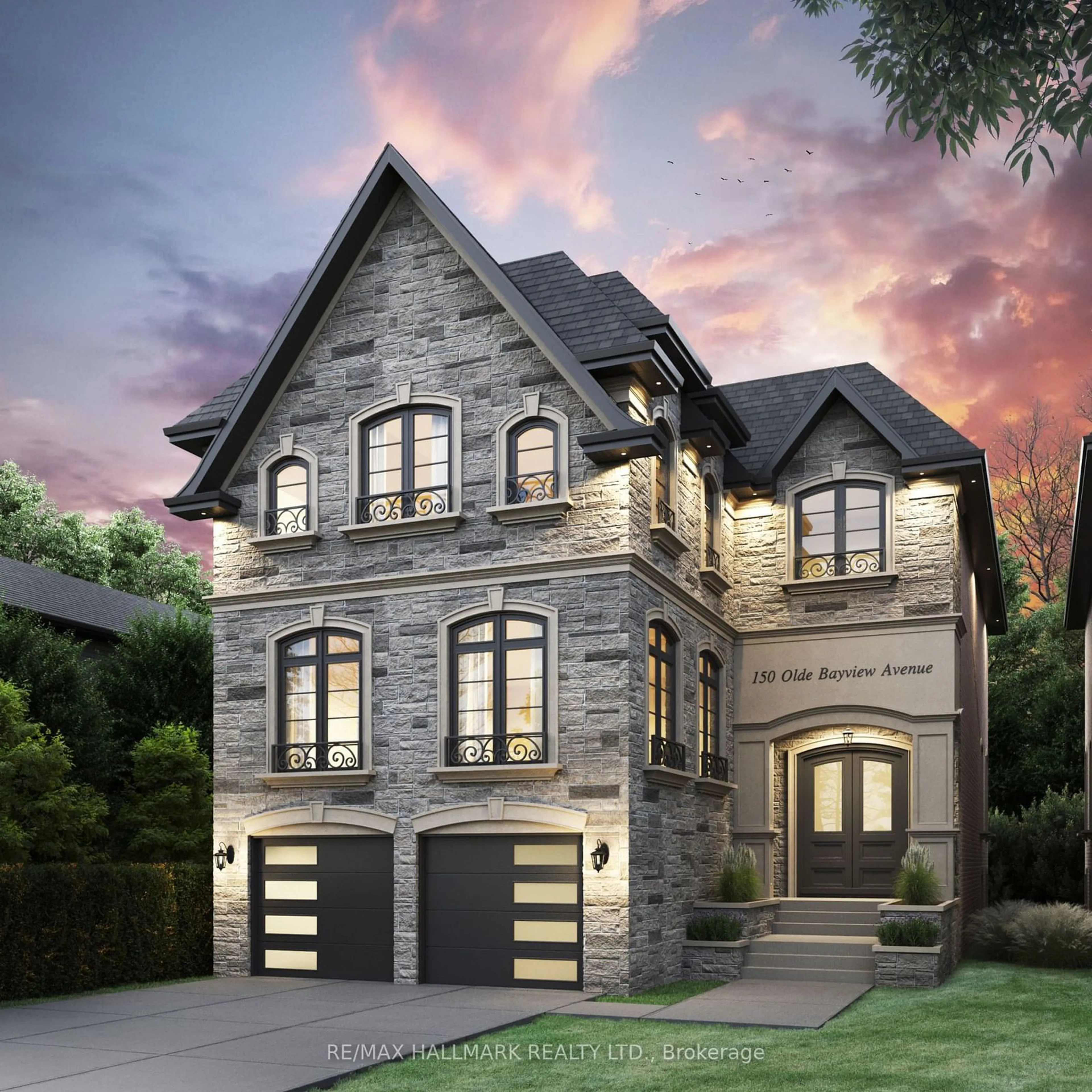 Home with brick exterior material for 150 Olde Bayview Ave, Richmond Hill Ontario L4E 3C6