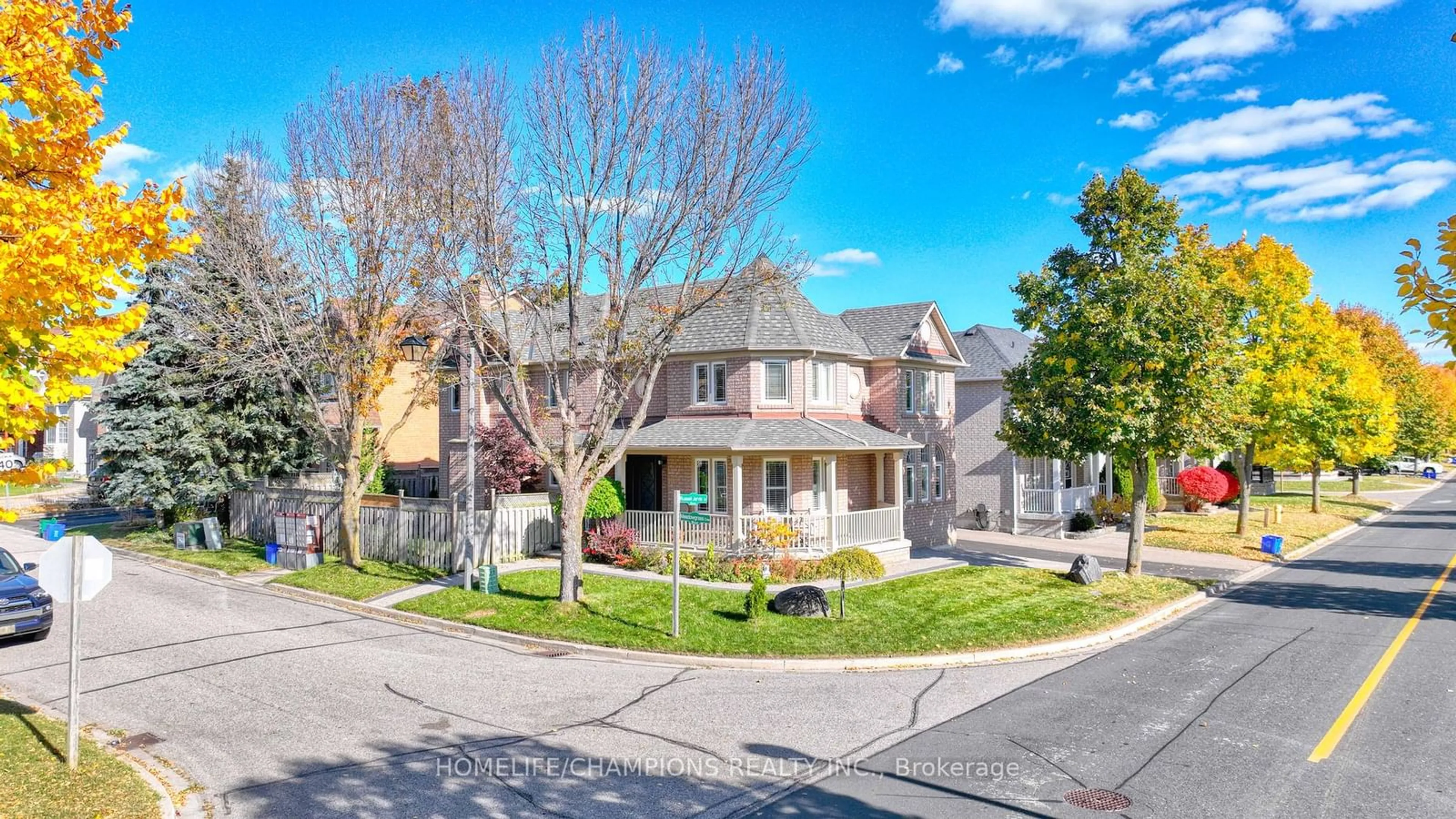 Frontside or backside of a home, the street view for 100 Russell Jarvis Dr, Markham Ontario L3S 4B3