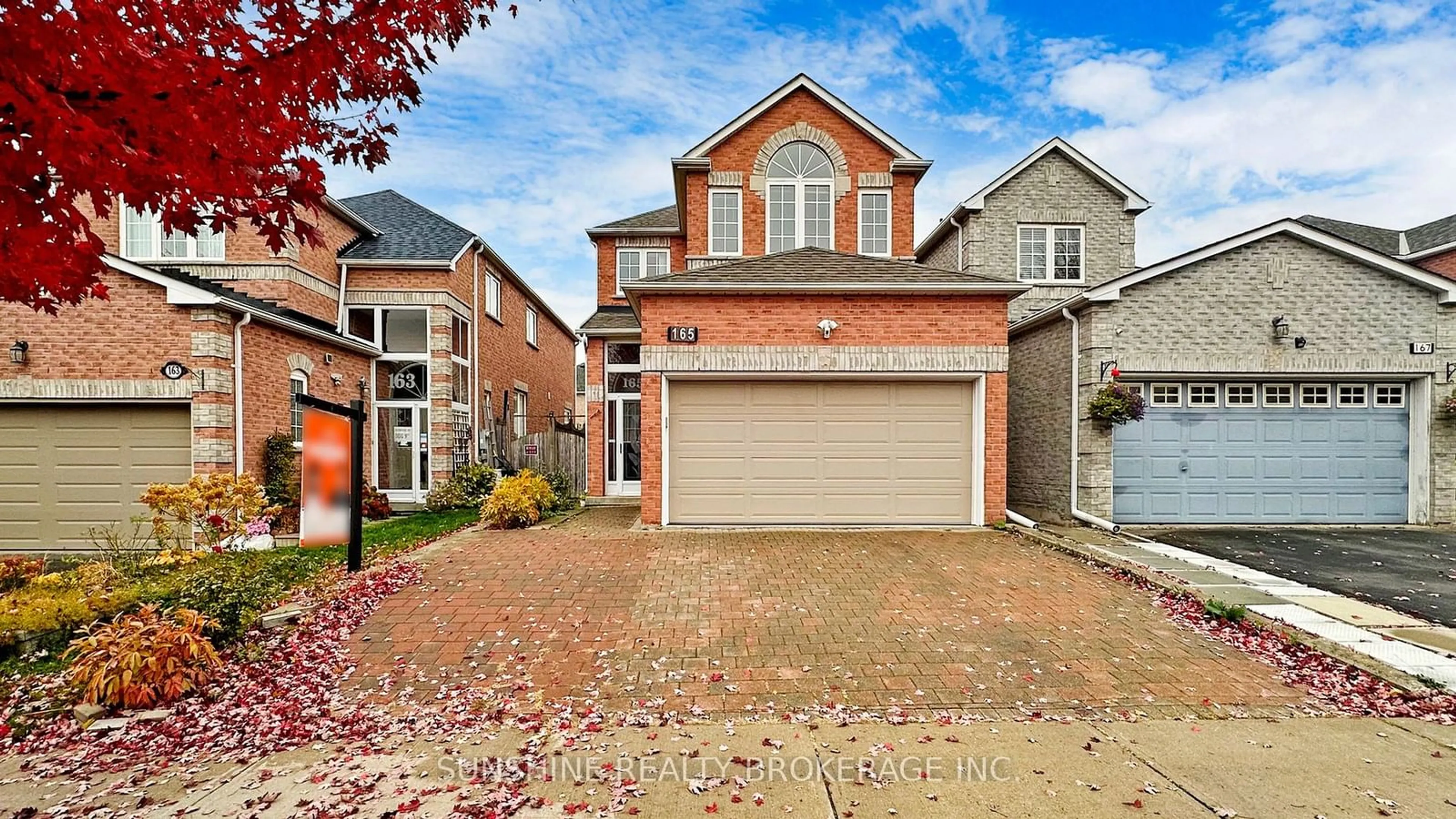 Home with brick exterior material for 165 Worthing Ave, Markham Ontario L3S 4M8