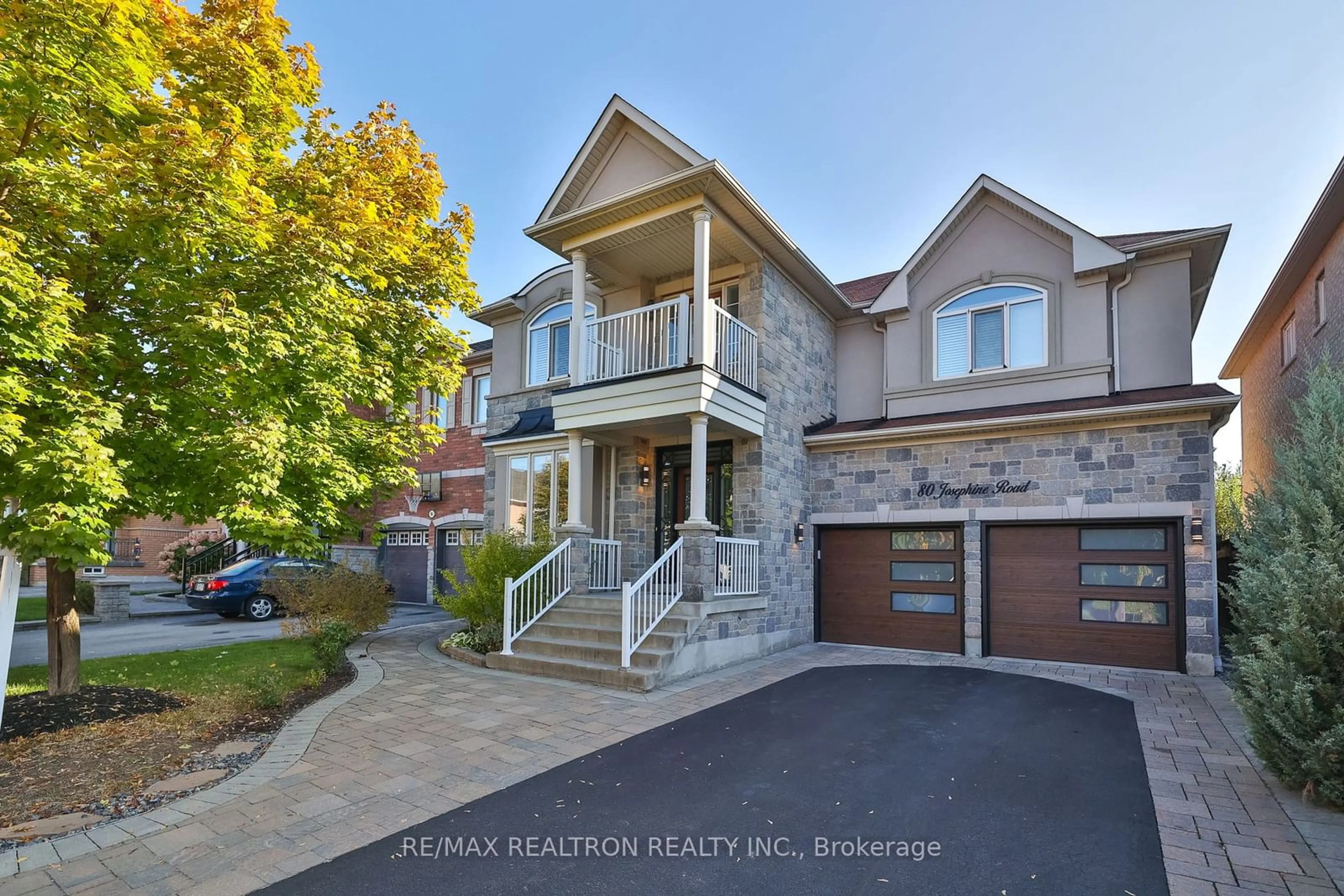 A pic from exterior of the house or condo, the street view for 80 Josephine Rd, Vaughan Ontario L4H 0M2