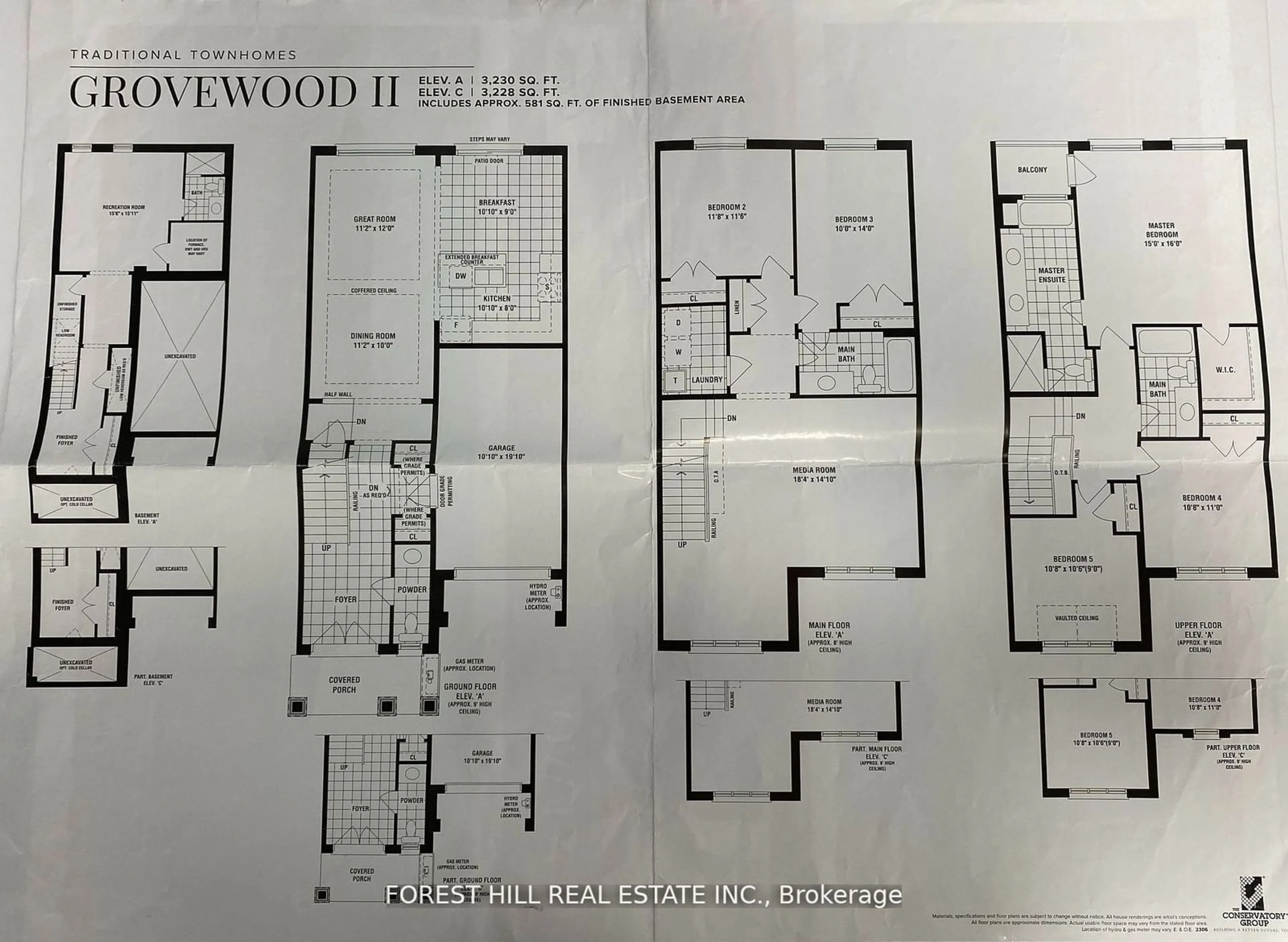 Floor plan for 16 Hartney Dr, Richmond Hill Ontario L4S 0J8