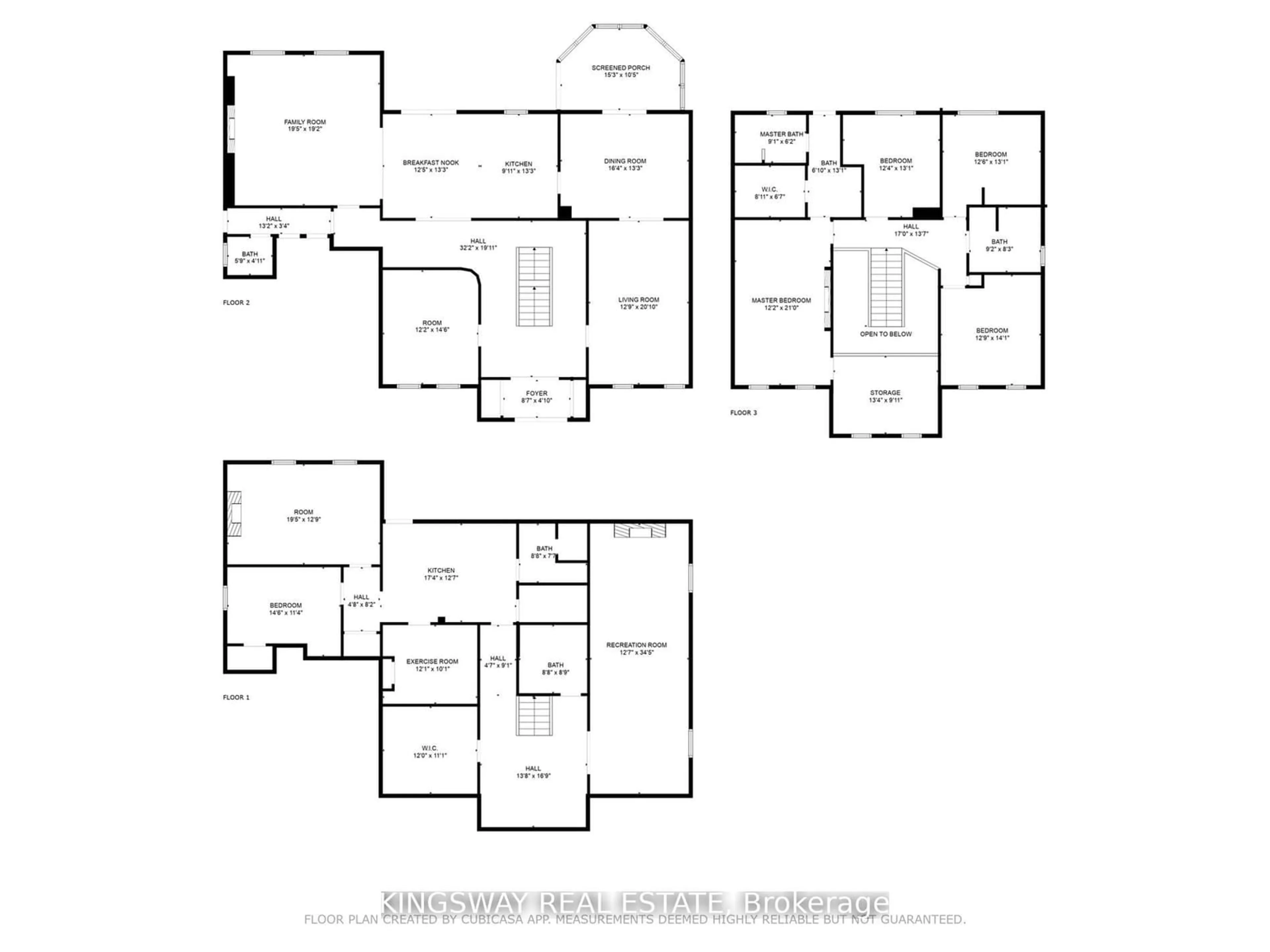 Floor plan for 265 Wycliffe Ave, Vaughan Ontario L4L 3N7